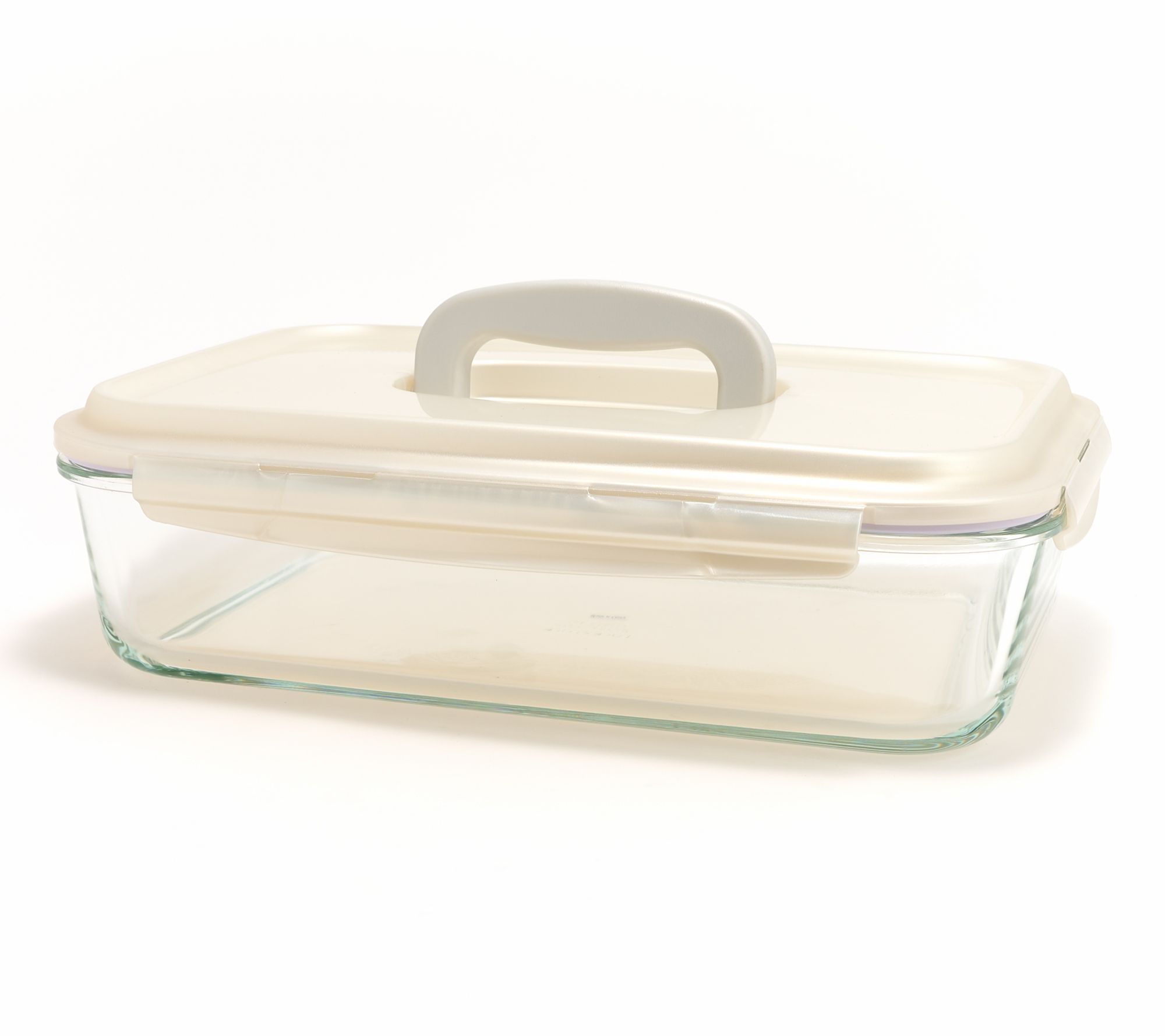 LocknLock 9x13 Glass Dish w/ Domed Handle Lid