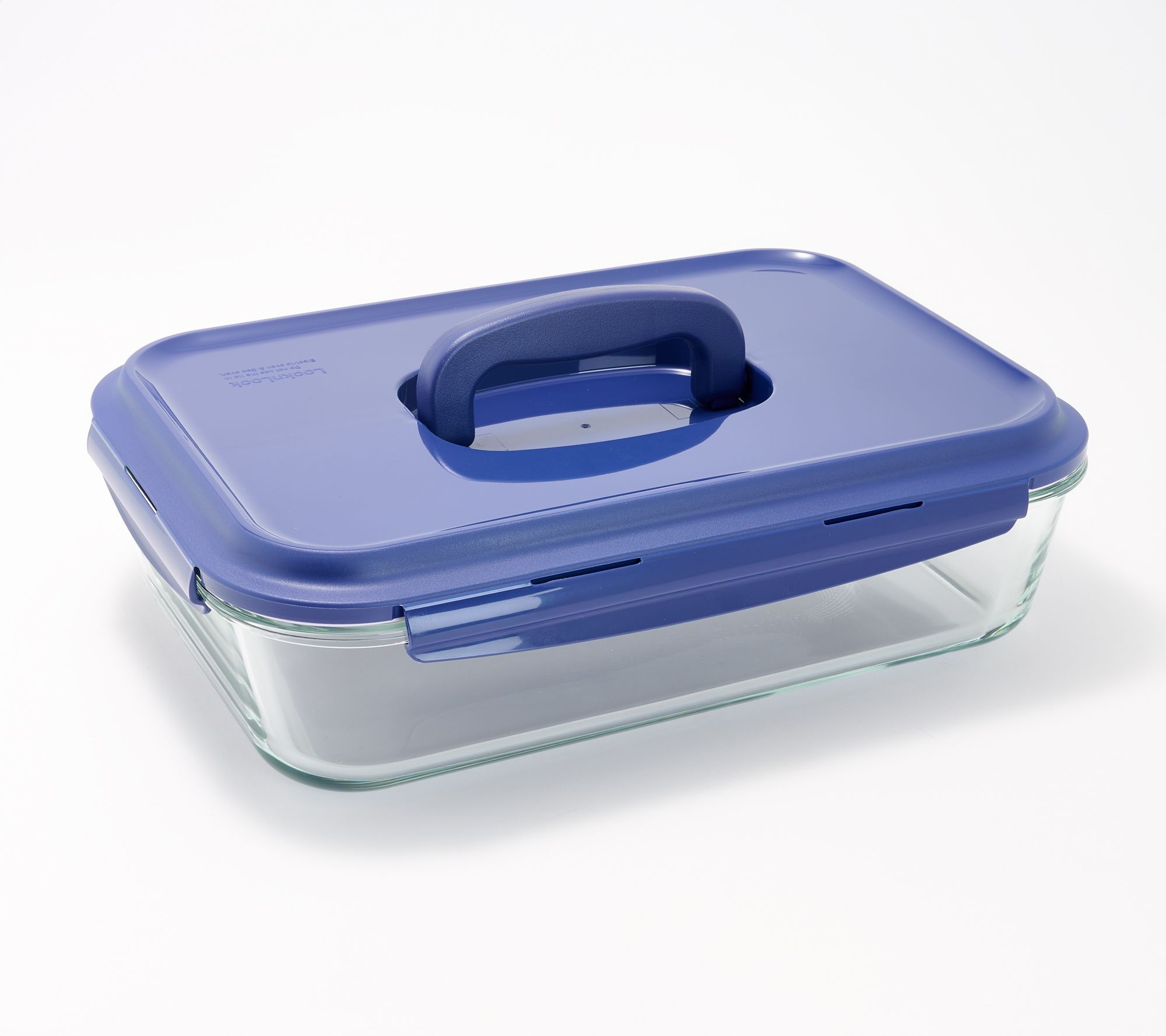 LocknLock 9x13 Glass Dish w/ Domed Handle Lid
