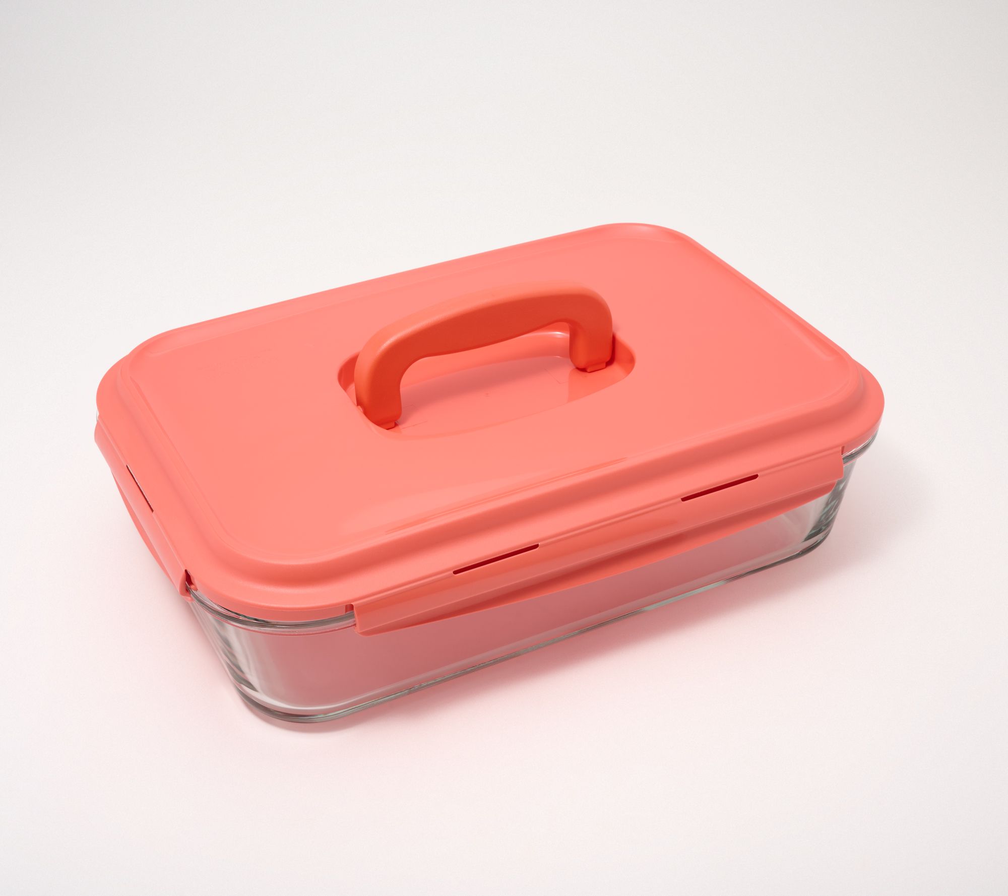 LocknLock 9x13 Glass Dish w/ Domed Handle Lid