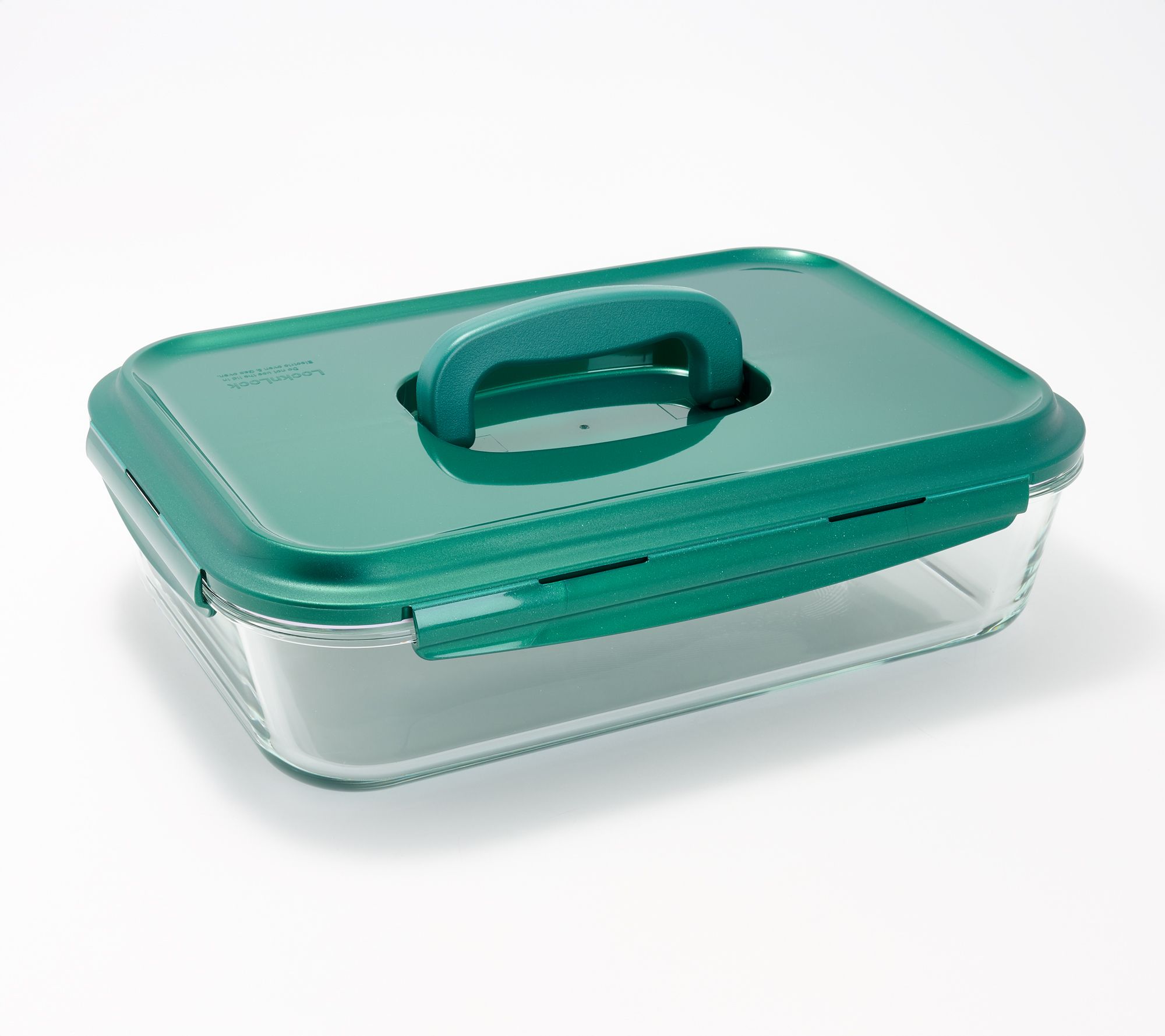 LocknLock 9x13 Glass Dish w/ Domed Handle Lid