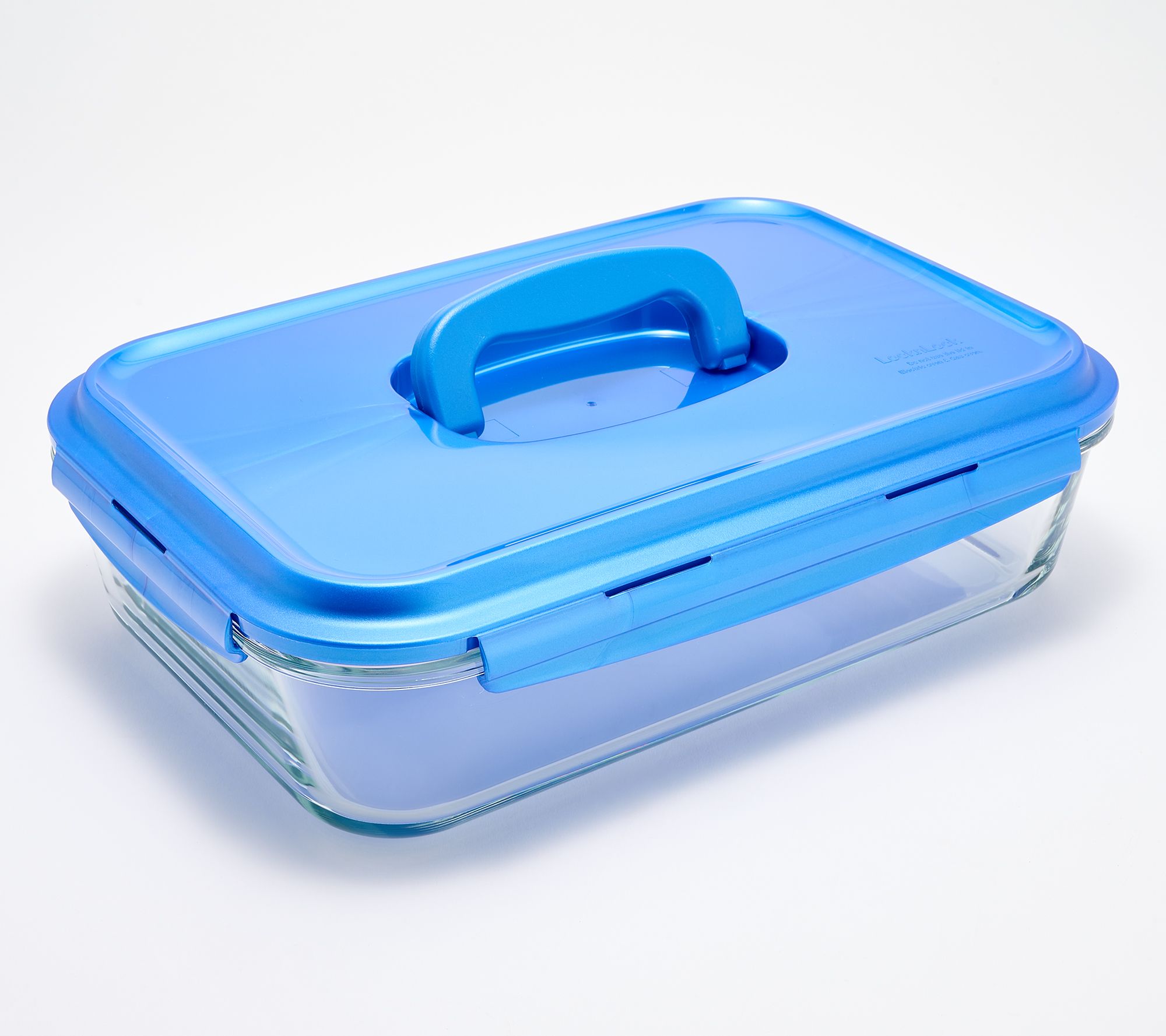 LocknLock 9x13 Glass Dish w/ Domed Handle Lid