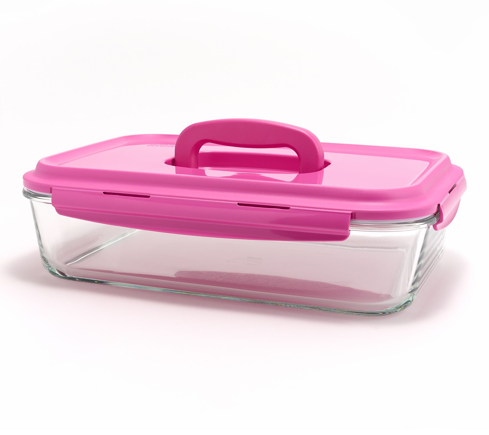 LocknLock 9x13 Glass Dish w/ Domed Handle Lid