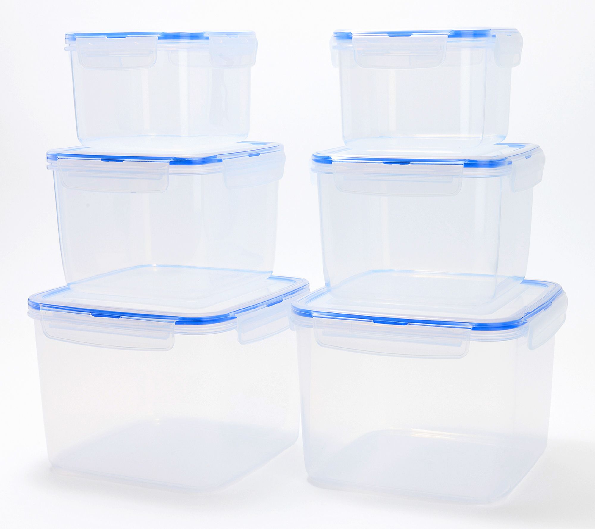 LocknLock 6-Piece Nestable Square Storage Set