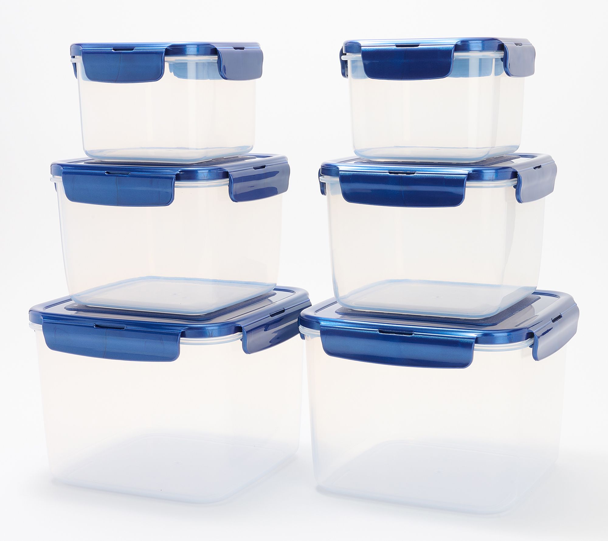 LocknLock 6-Piece Nestable Square Storage Set