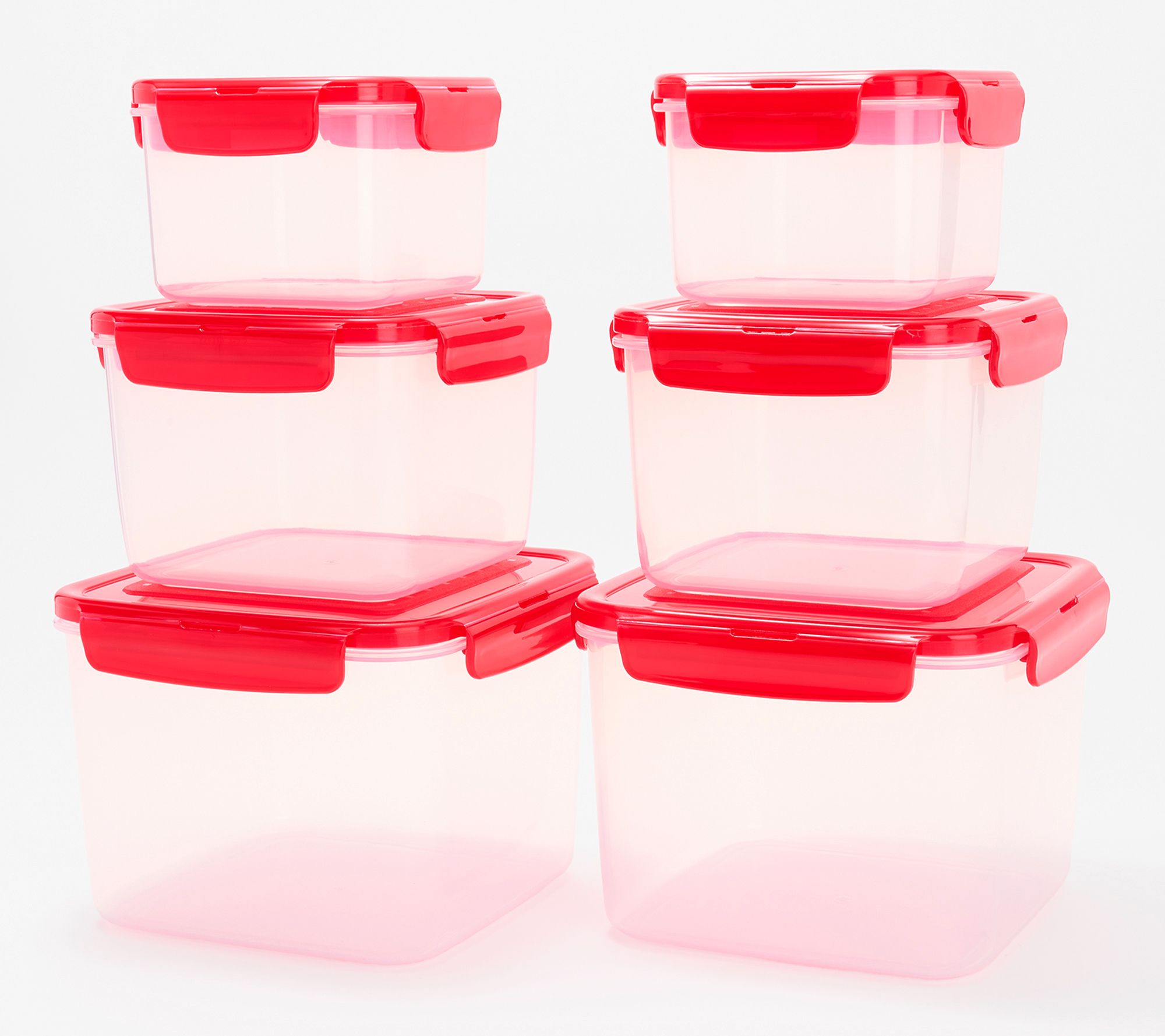 LocknLock 6-Piece Nestable Square Storage Set