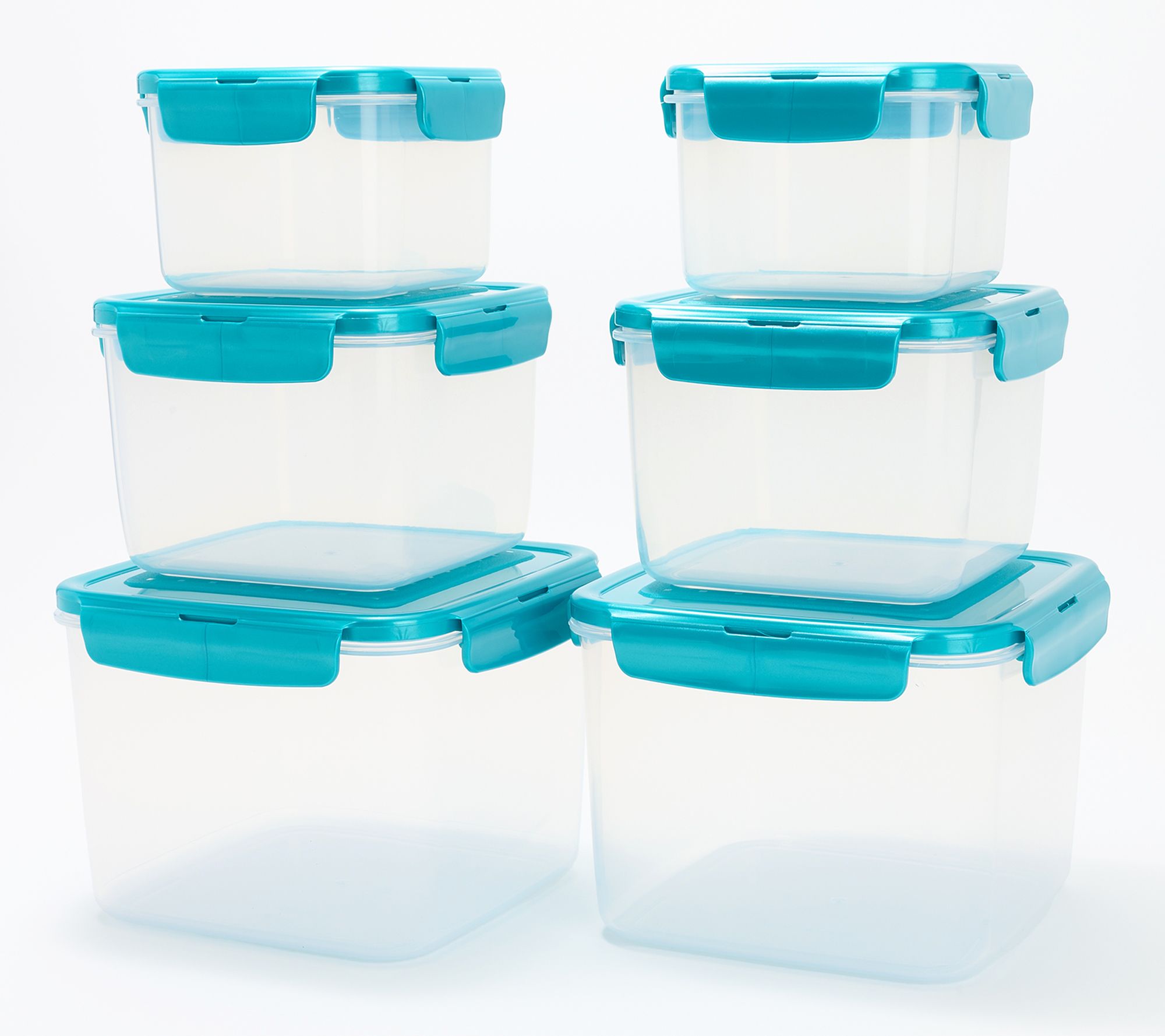 LocknLock 6-Piece Nestable Square Storage Set