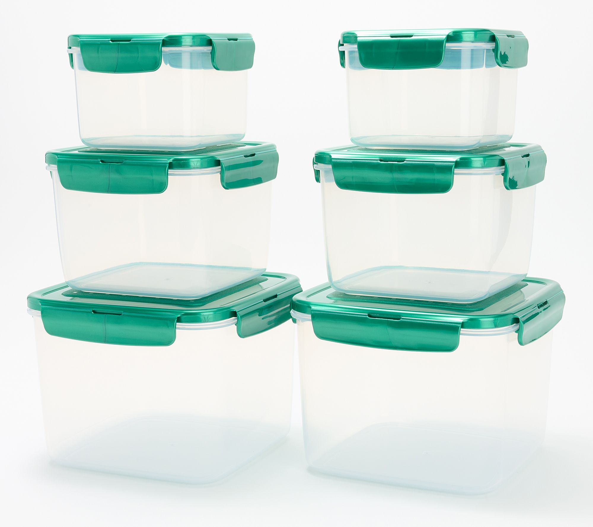 LocknLock 6-Piece Nestable Square Storage Set