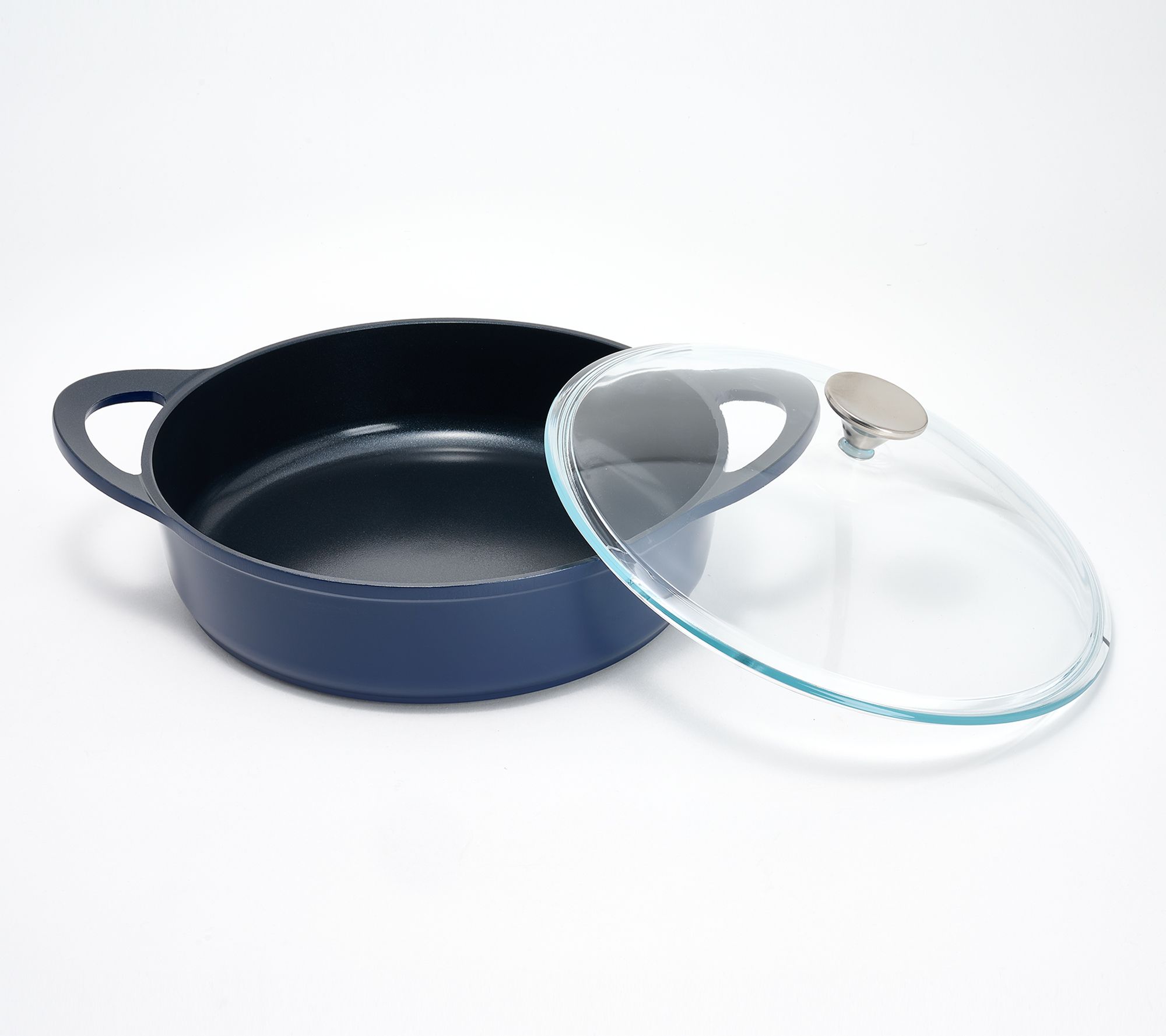 Technique 4.2-qt Nonstick Cast Aluminum Braiser w/ Glass Lid