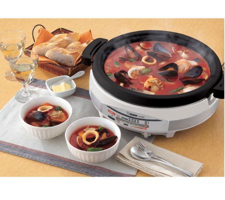 ZOJIRUSHI Multi-Function Electric Grill - Dual-Sided White Hotpot