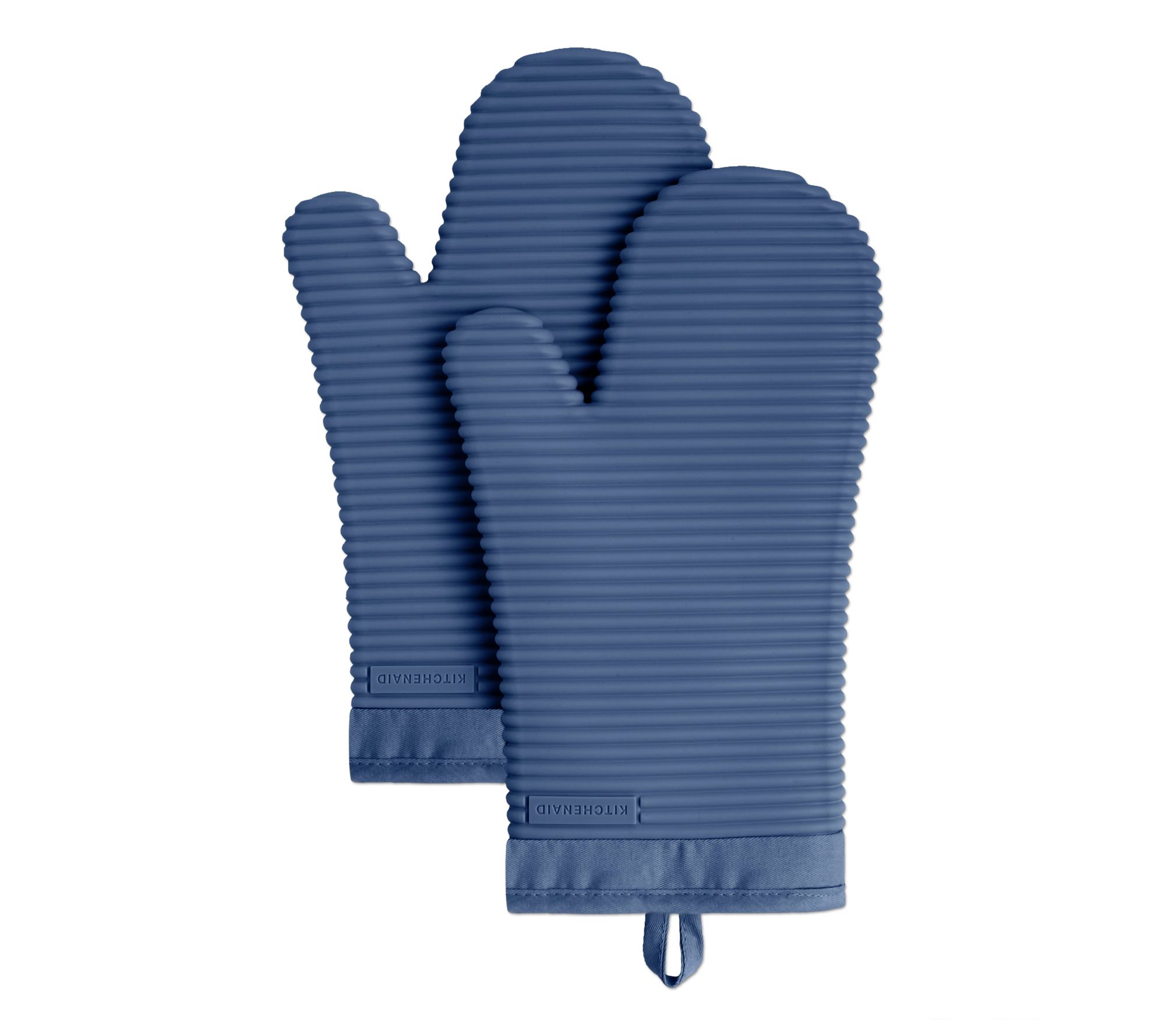 KitchenAid Ribbed Soft Silicone Oven Mitt 2 Pack-Set