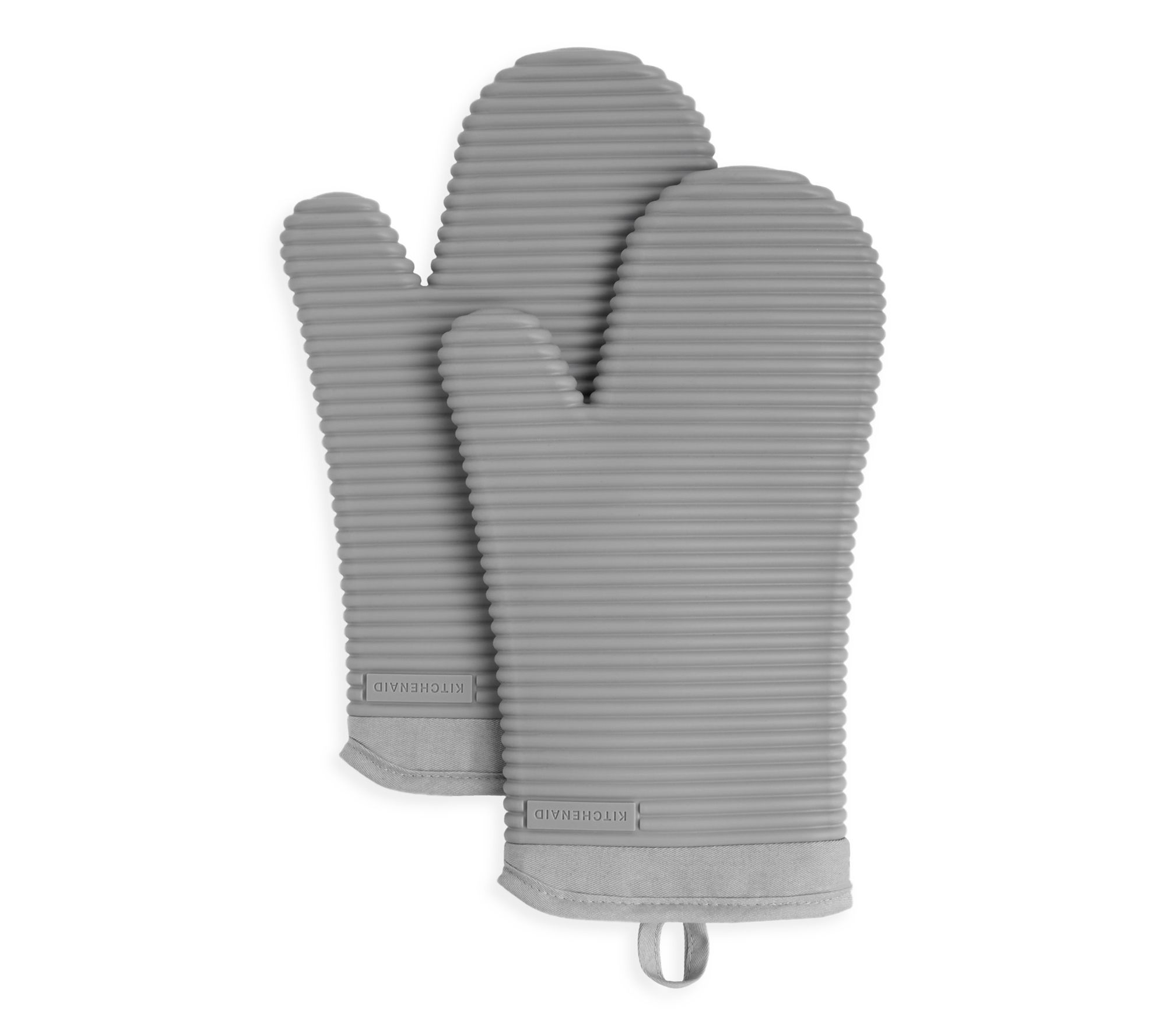 KitchenAid Ribbed Soft Silicone Oven Mitt 2 Pack-Set