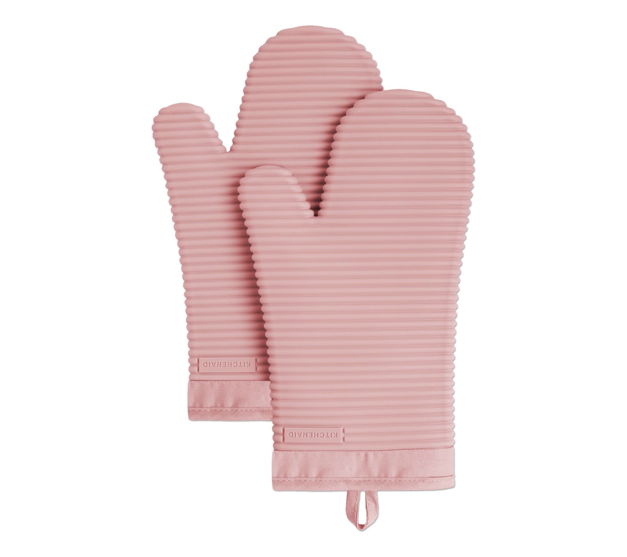 KitchenAid Ribbed Soft Silicone Oven Mitt 2 Pack-Set