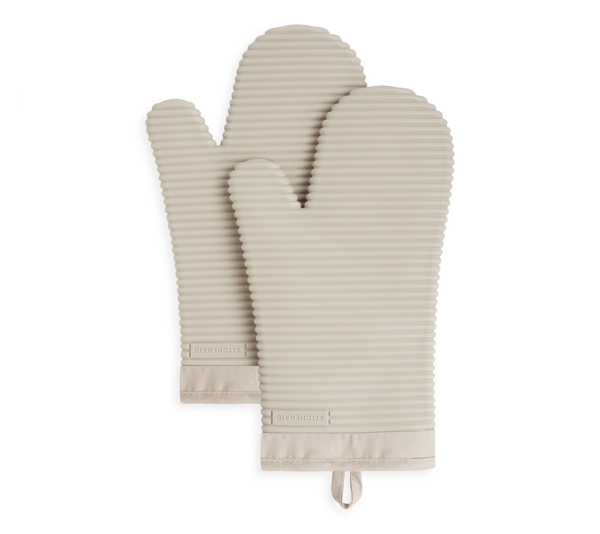 KitchenAid Ribbed Soft Silicone Oven Mitt 2 Pack-Set