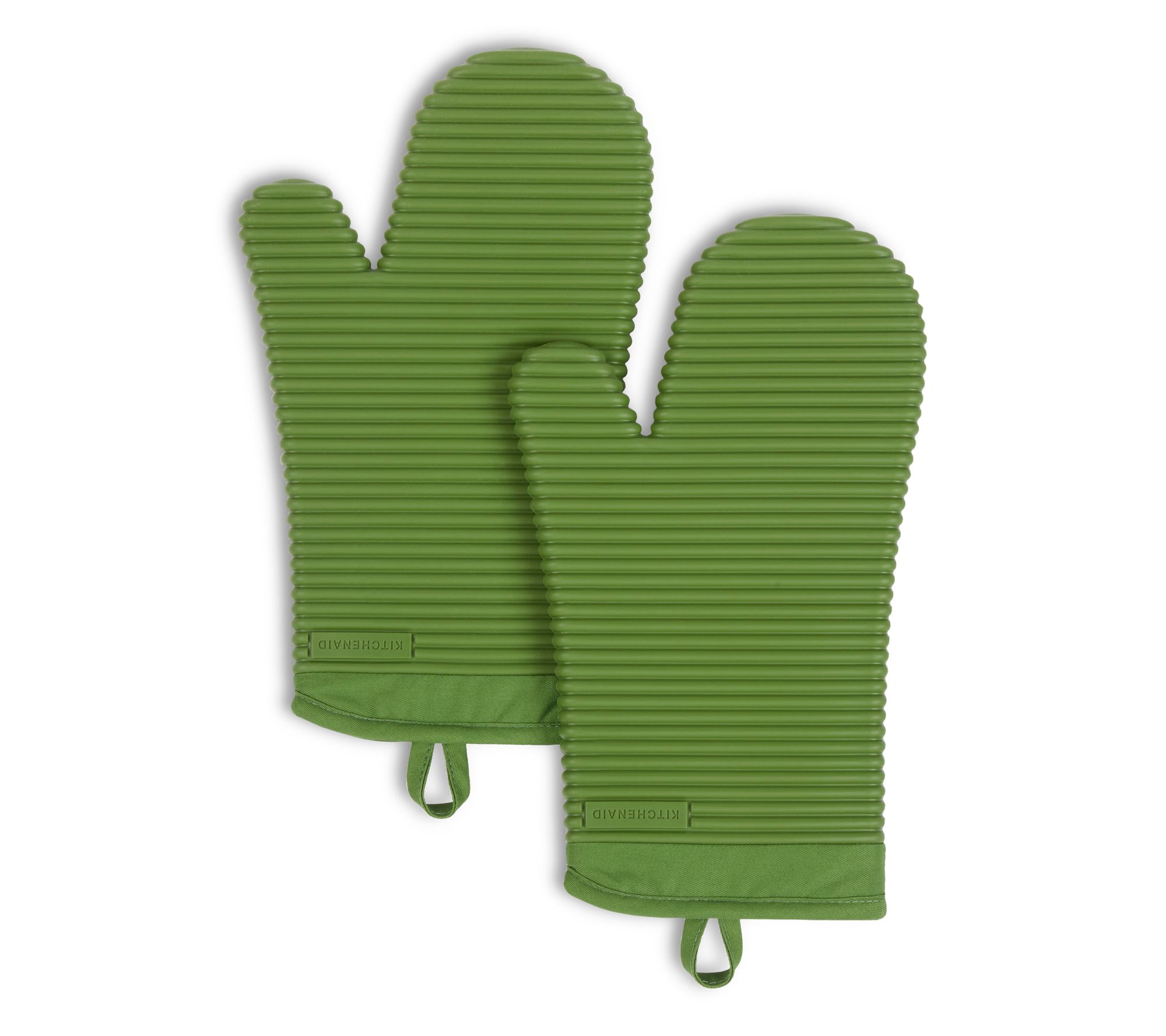 KitchenAid Ribbed Soft Silicone Oven Mitt 2 Pack-Set