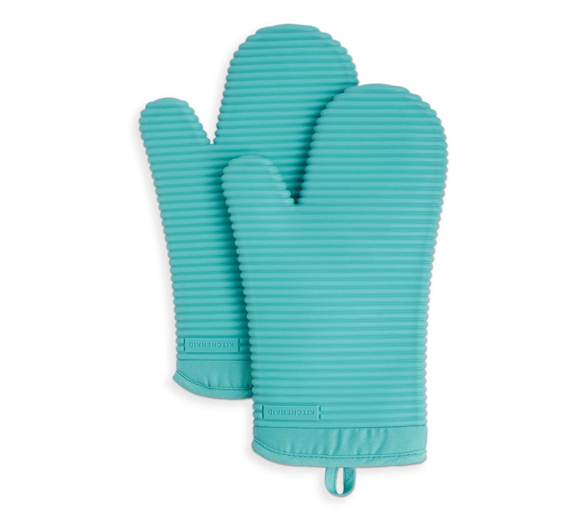 KitchenAid Ribbed Soft Silicone Oven Mitt 2 Pack-Set