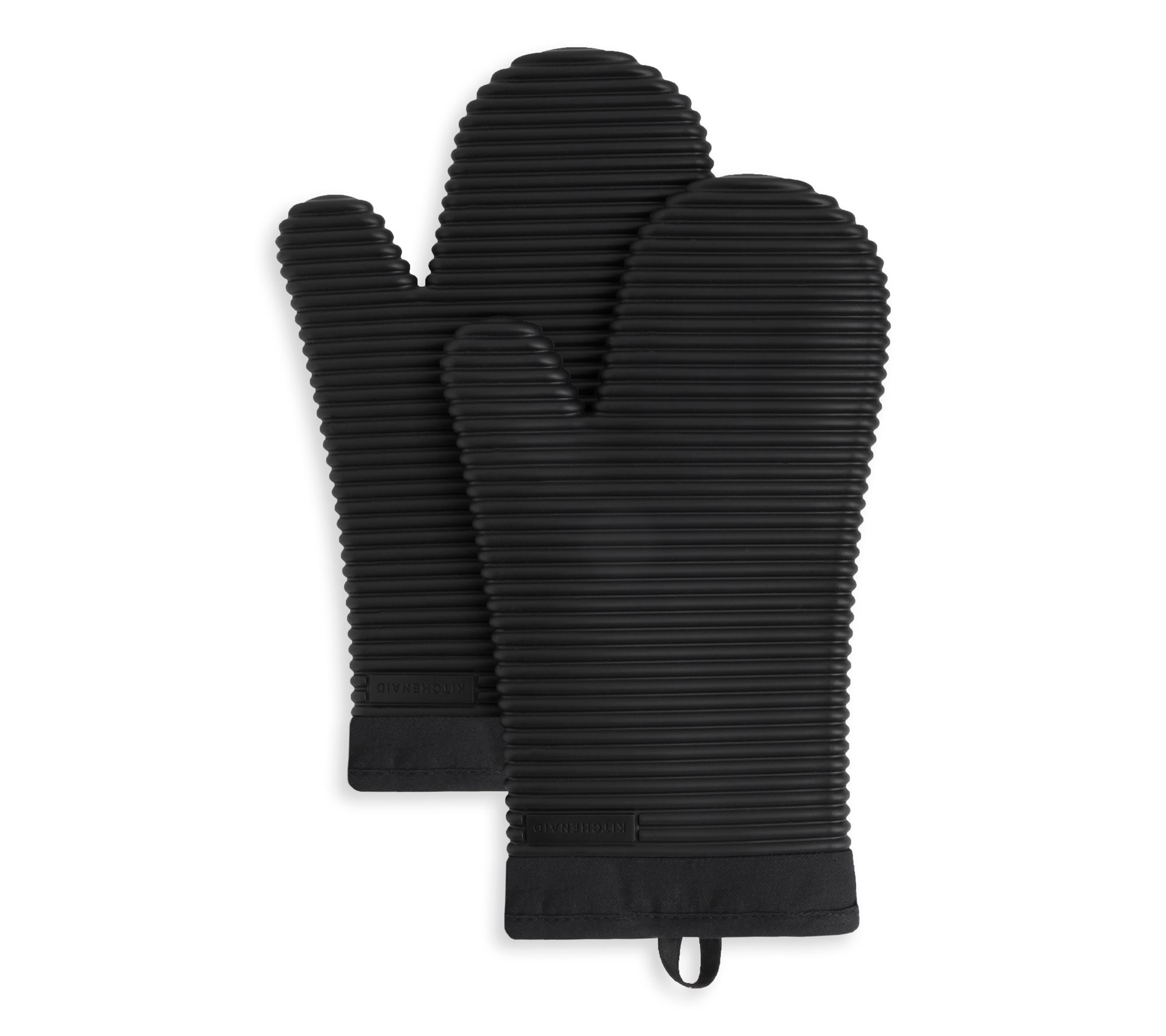 KitchenAid Ribbed Soft Silicone Oven Mitt 2 Pack-Set