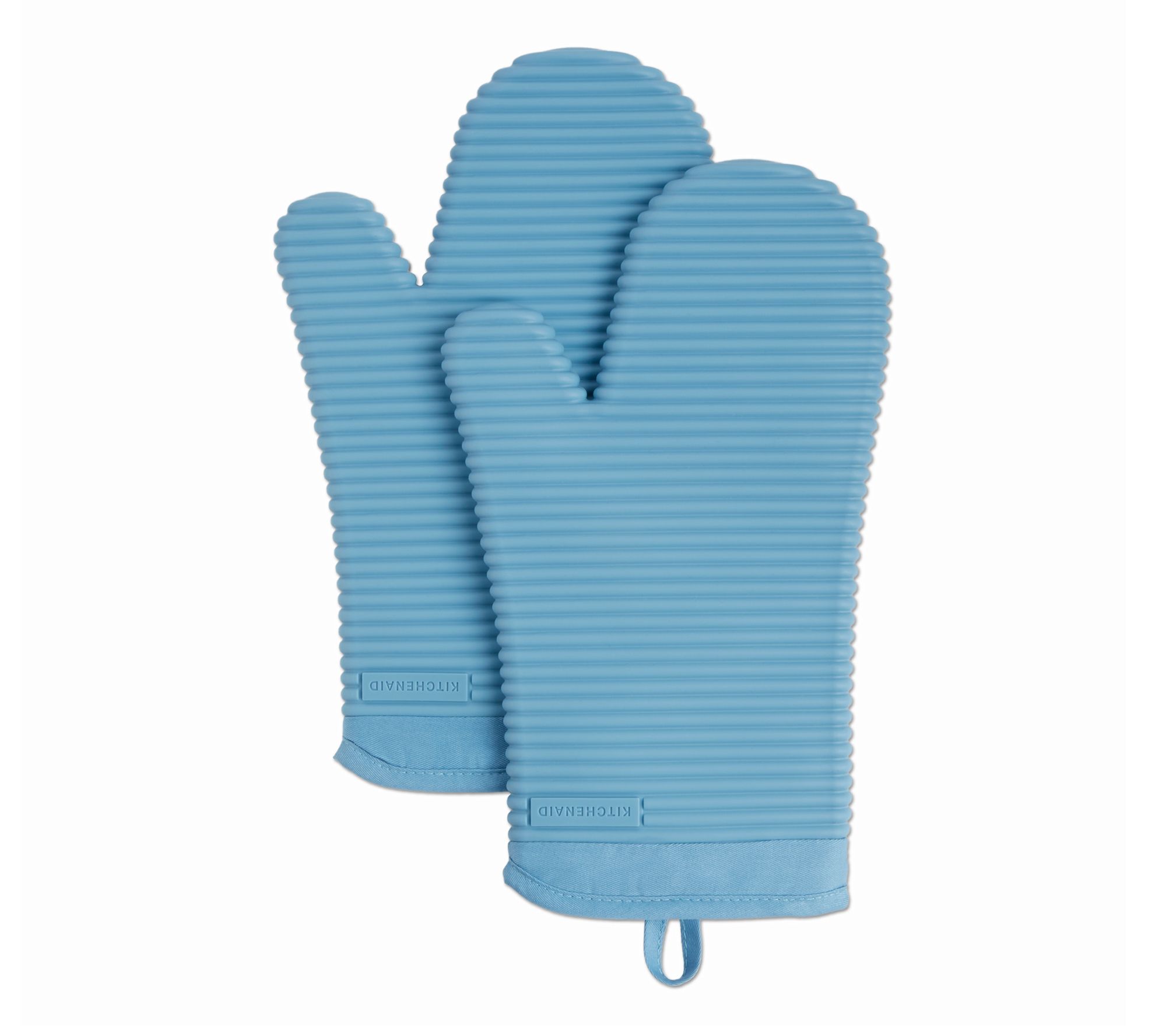 KitchenAid Ribbed Soft Silicone Oven Mitt 2 Pack-Set