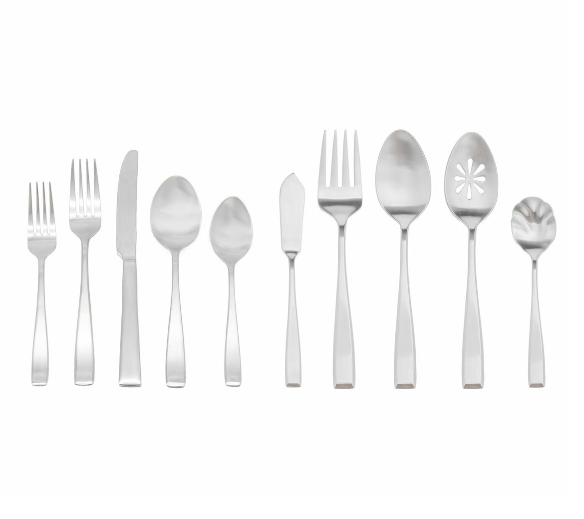 Godinger Wayland Matte 18/10 Stainless Steel 45-Piece Flatware