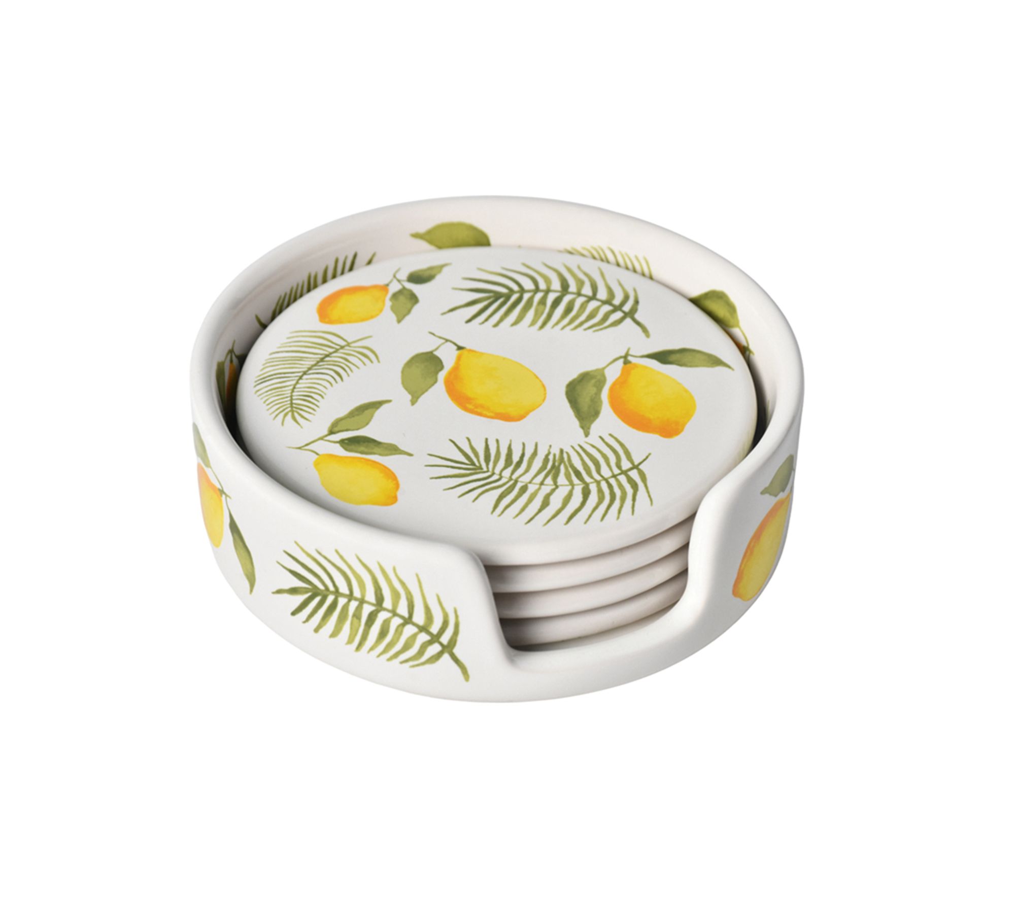 "As Is" Temp-tations Seasonal Set of 4 Coasters with Holders