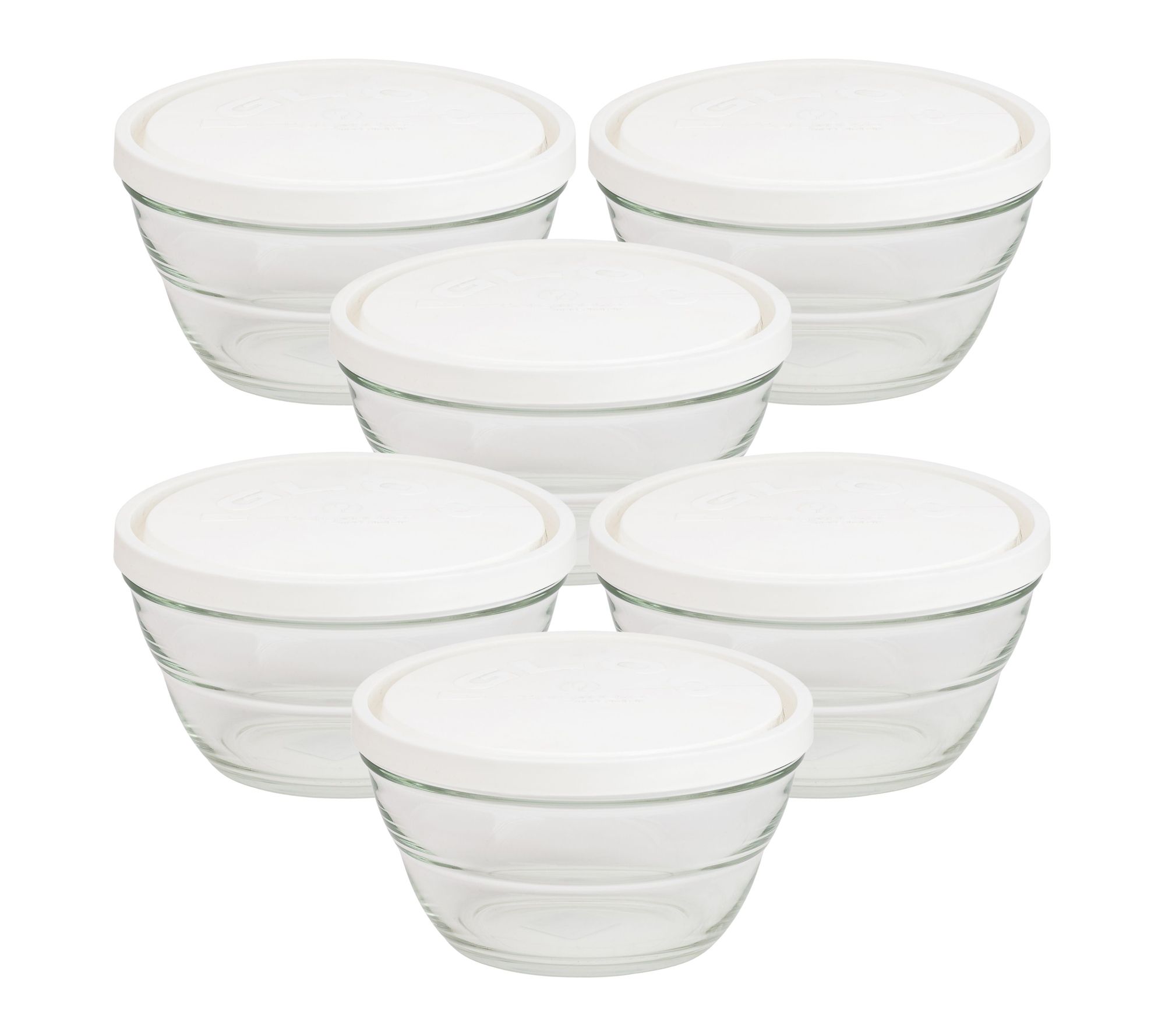 10 Strawberry Street Set of 6 Large Lambada Serve & Store Bowl