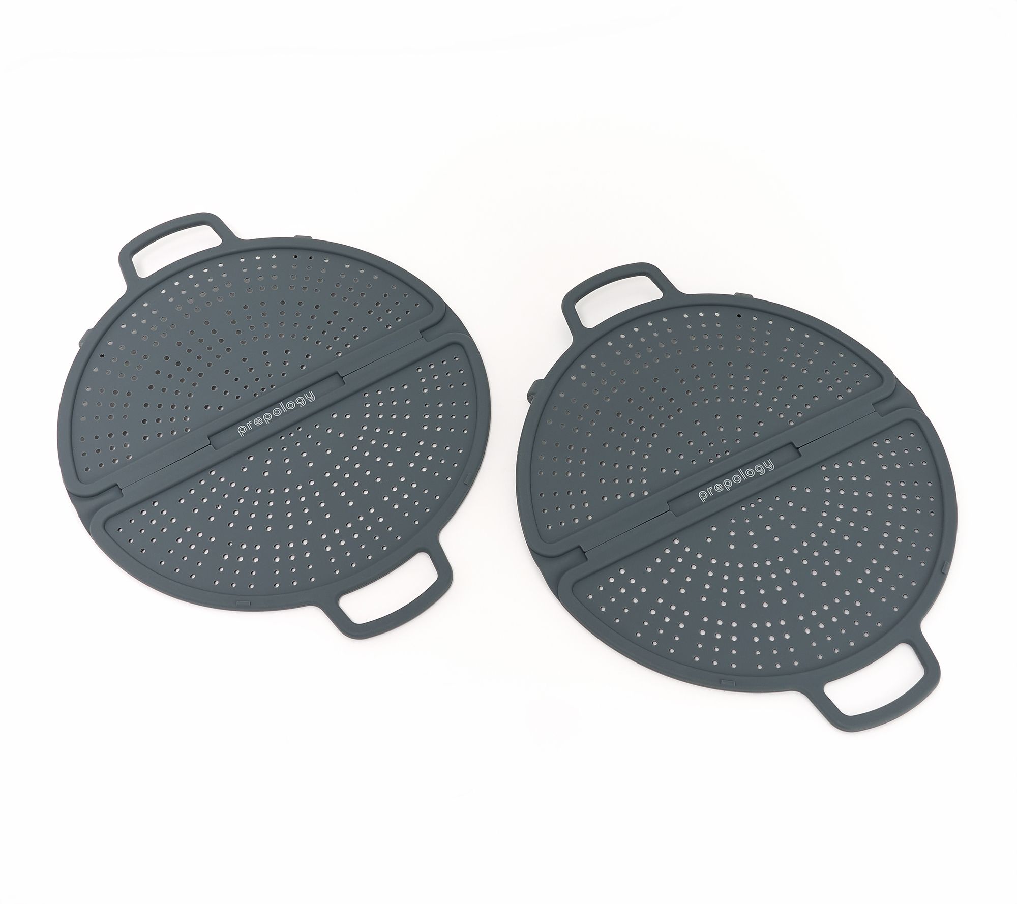 Prepology Set of (2) 10.5" Folding Silicone Splatter Guard