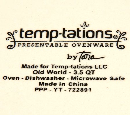 8x8 Square Baker  Temp-tations LLC