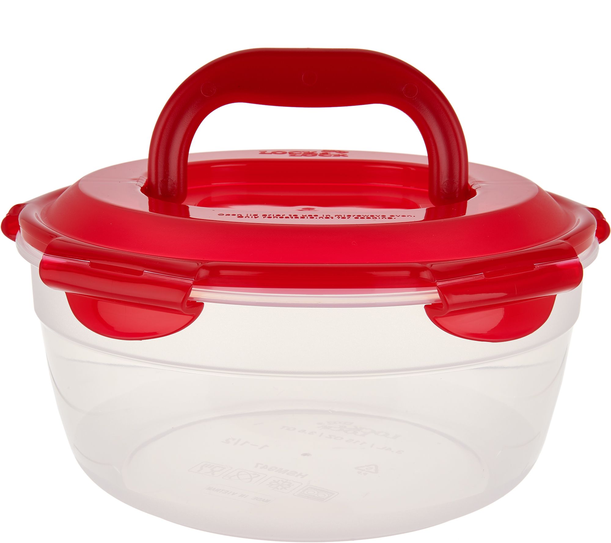 Lock & Lock 2 piece Bowl Storage Set with Handle