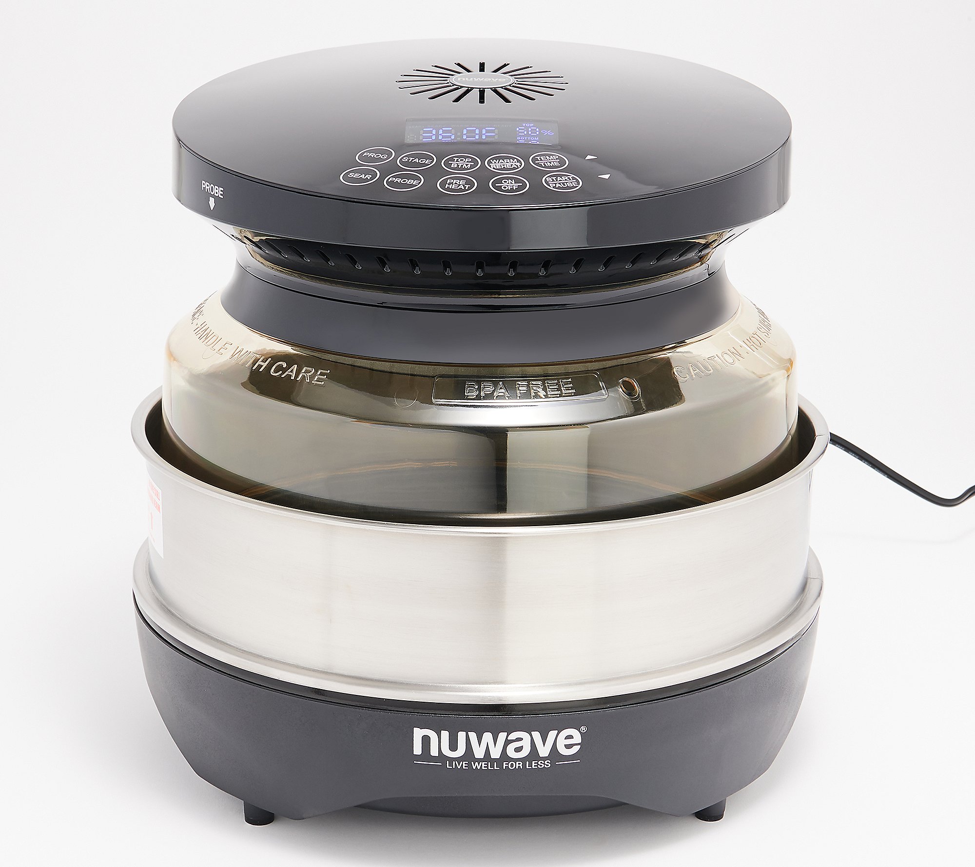 Nuwave Primo Oven With Grill Plate And, Nuwave Pro Plus Countertop Oven With Extender Ring Kit