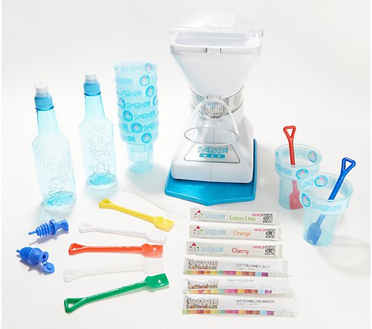 Little Snowie MAX Shaved Ice Machine with 6 Flavor Packs & Accessories