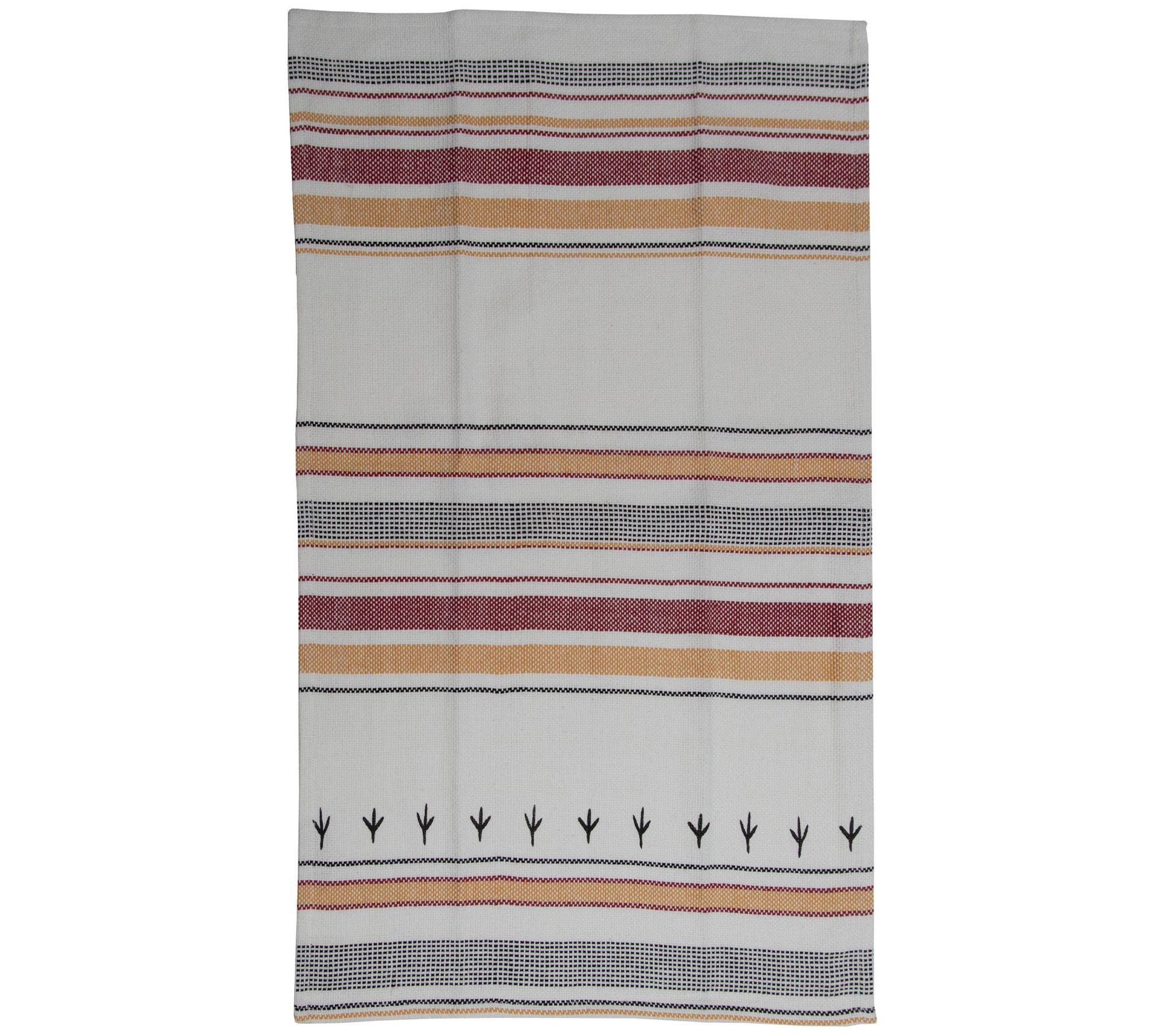 Foreside Home & Garden Set of 3 Cooper Ellery Tea Towels