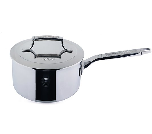 Saveur Selects Voyage Tri-Ply 3 Quart Saucepan with Lid