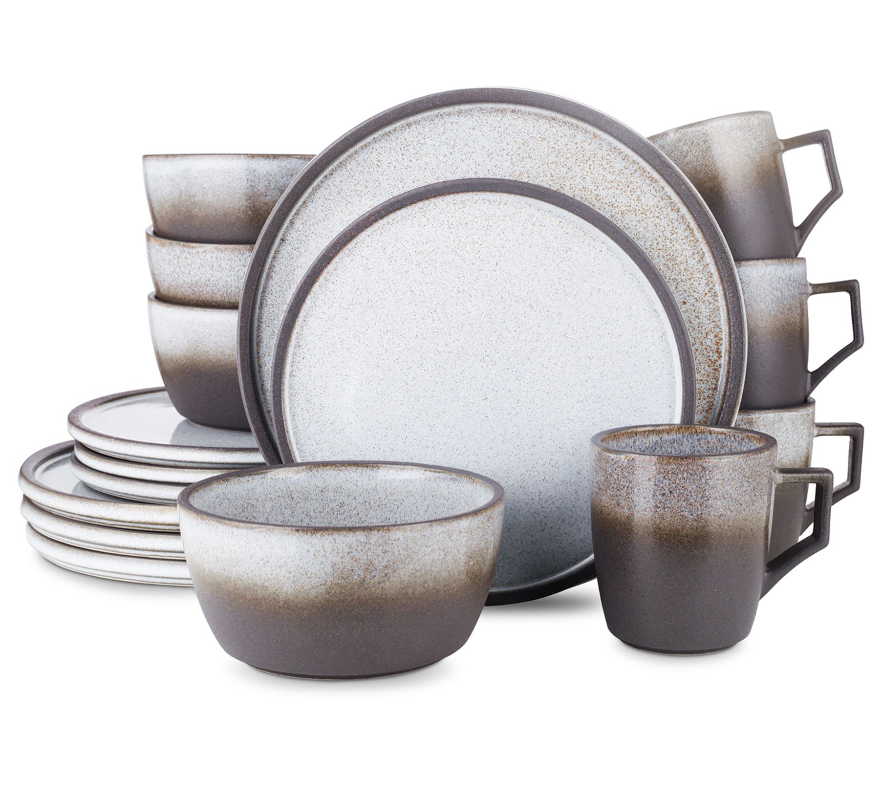 Stone + Lain Vince 16-Piece Stoneware Dinnerware Set