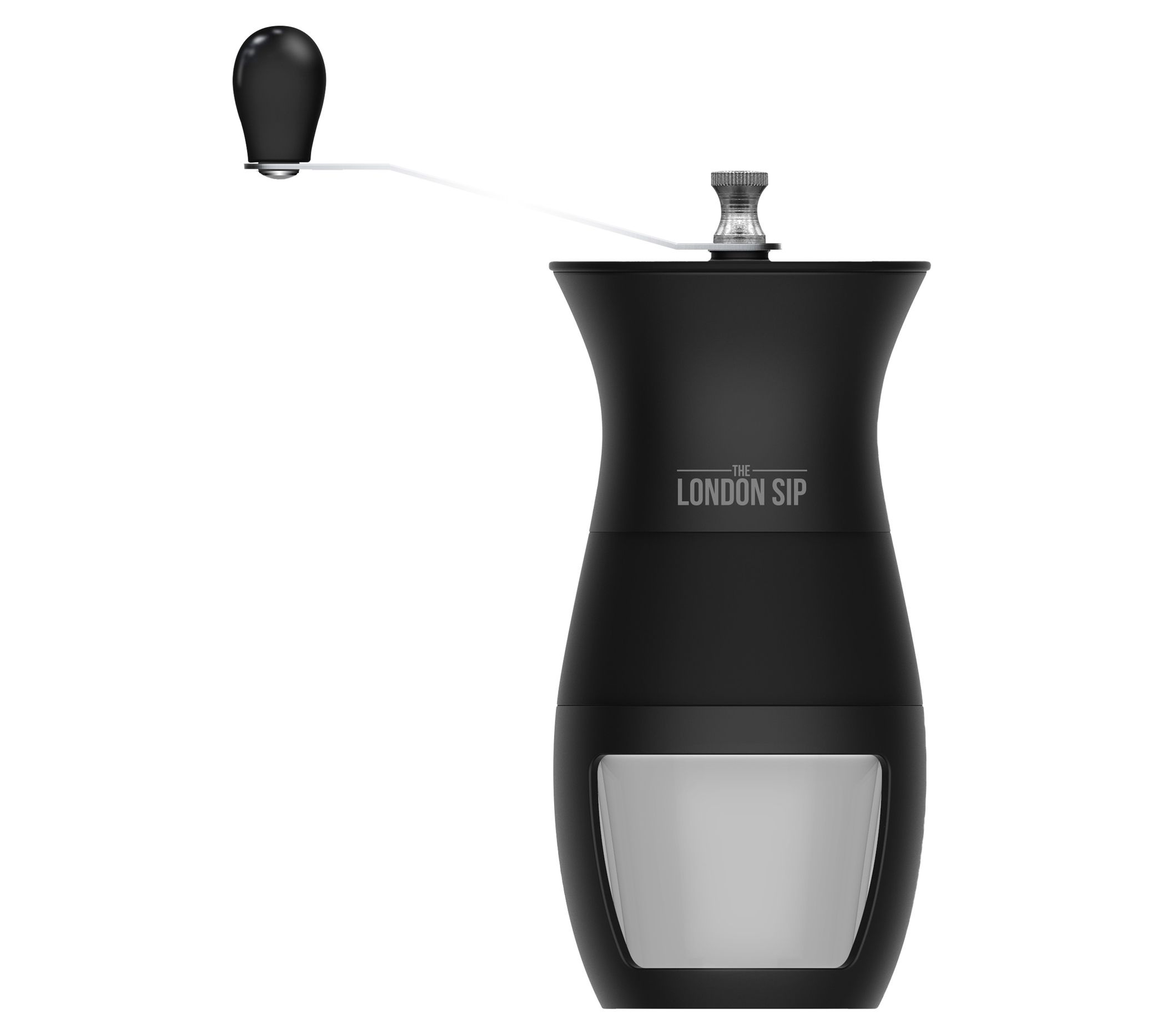 Kaffe Electric Coffee Grinder - Black - 3oz Capacity with Easy On