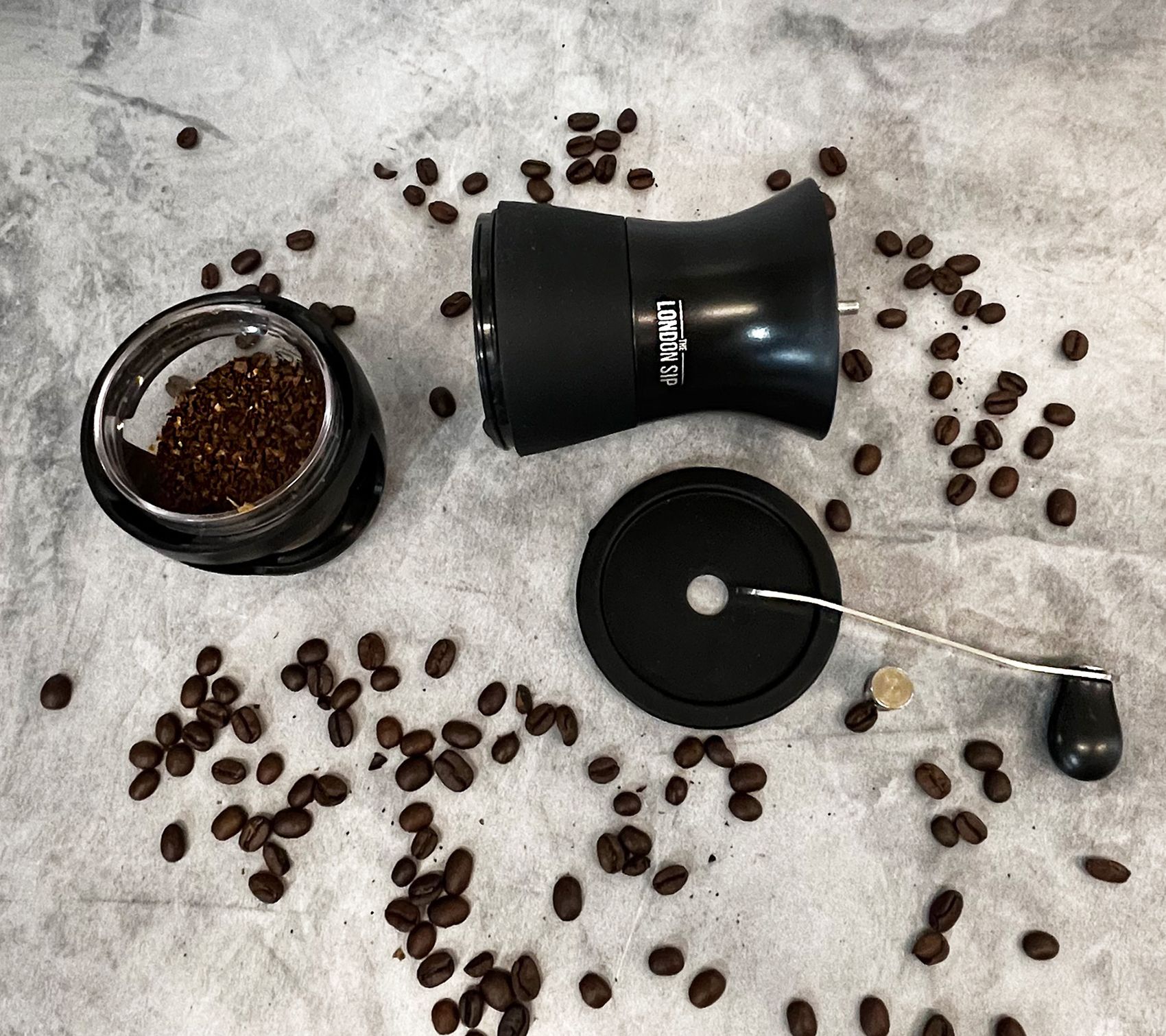 The London Sip Ceramic Burr Coffee Grinder