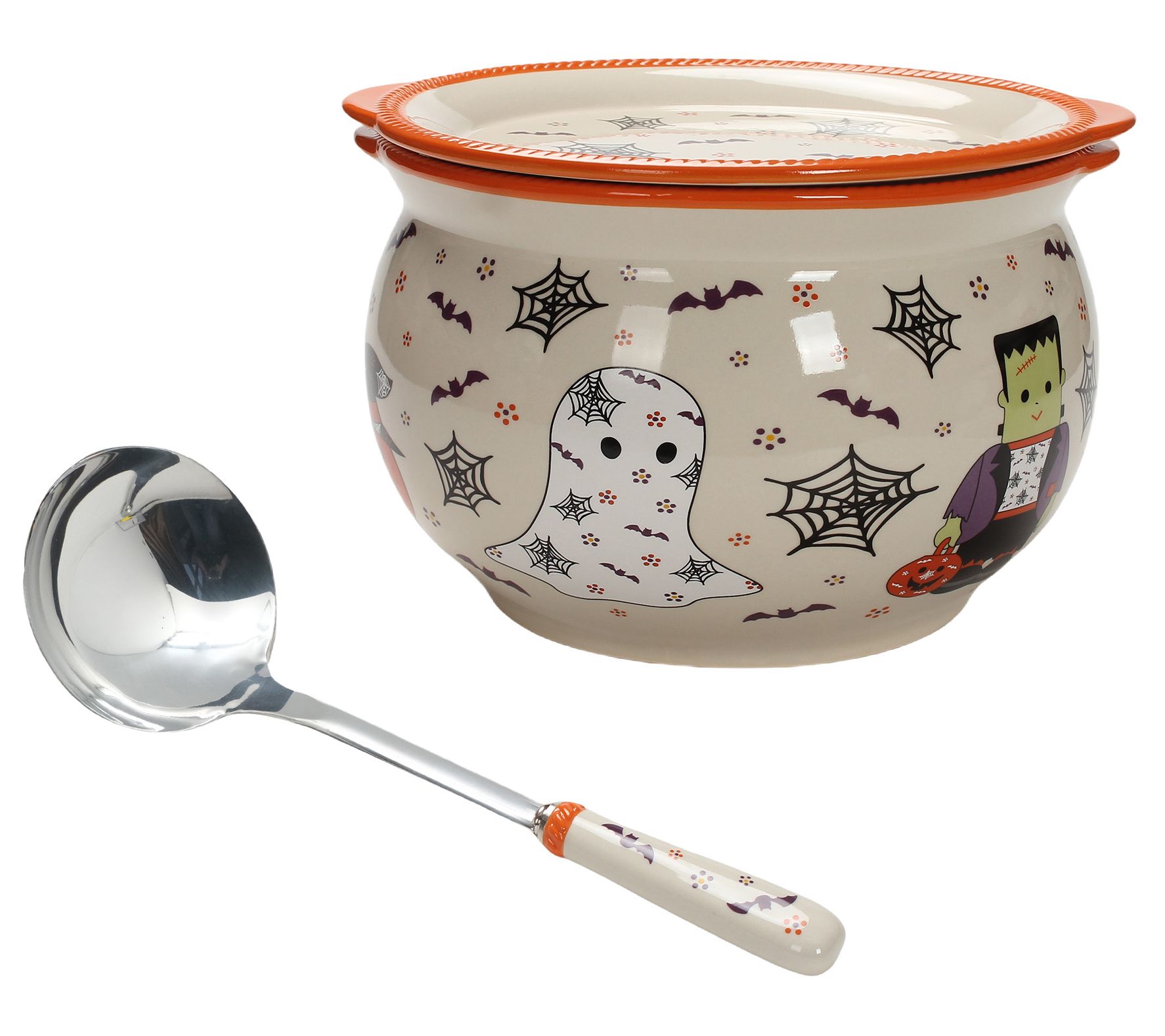 Temp-tations Seasonal 3-qt Soup Tureen w/ Lidit and Spoon