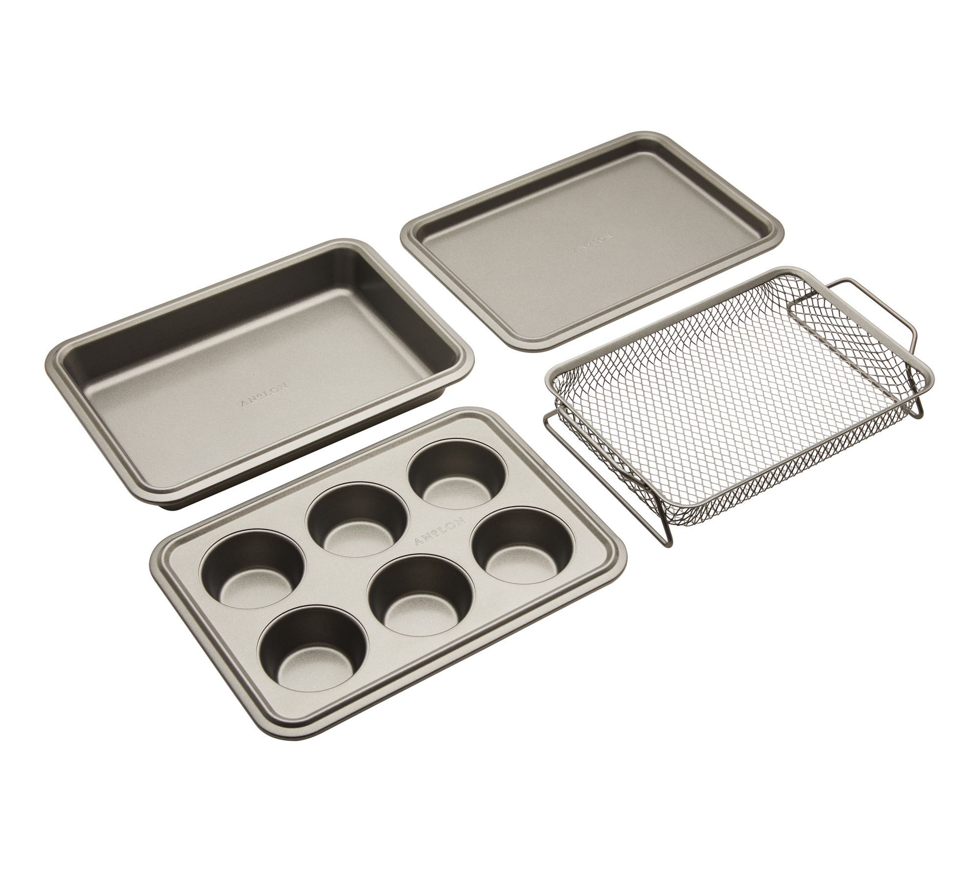 Anolon Advanced Bakeware Nonst ick Toaster Ove n Pans, 4pc