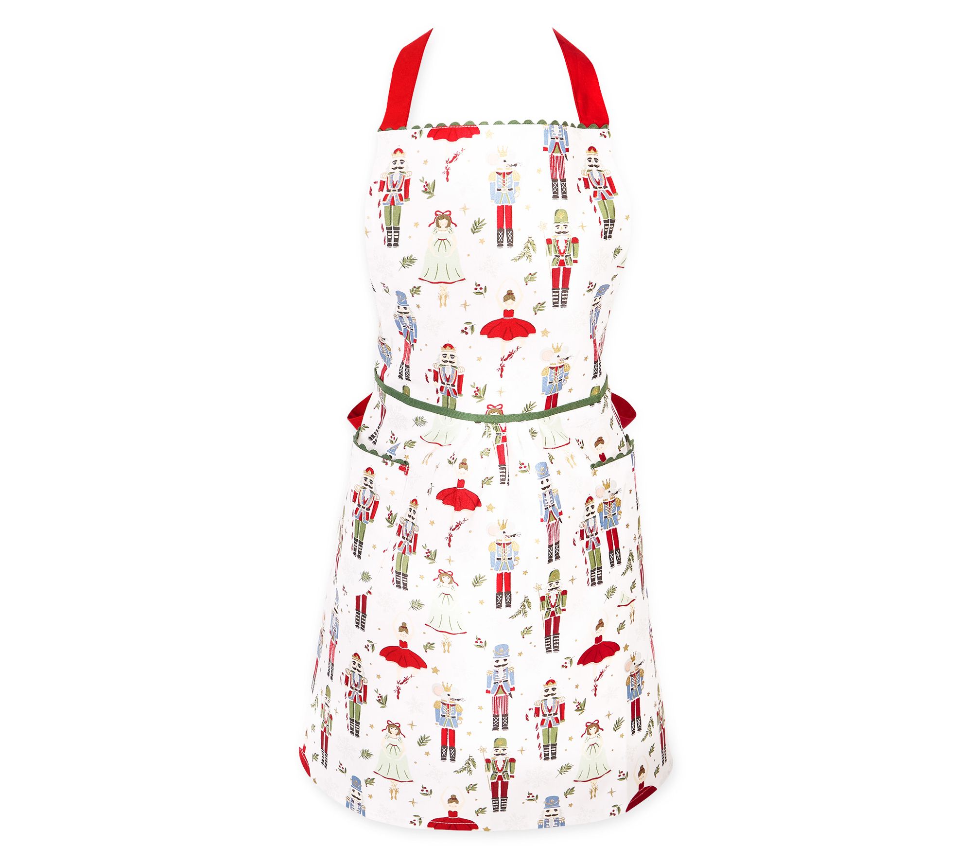 Design Imports Christmas Dance Printed Apron