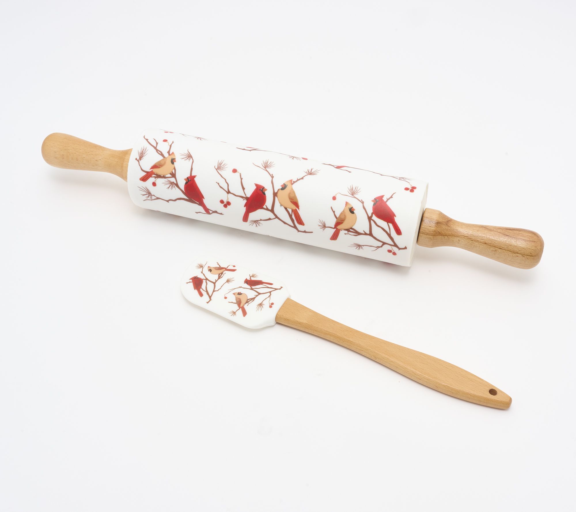 "As Is" Temp-tations Seasonal Rolling Pin with Spatula