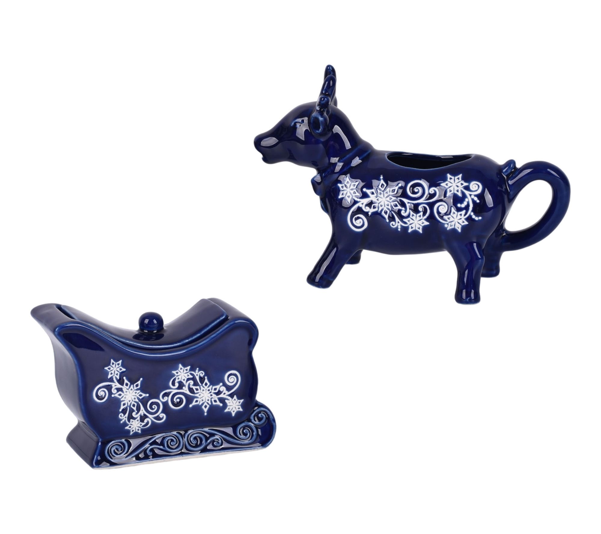  Temp-tations Seasonal Figural Creamer and Sugar Set
