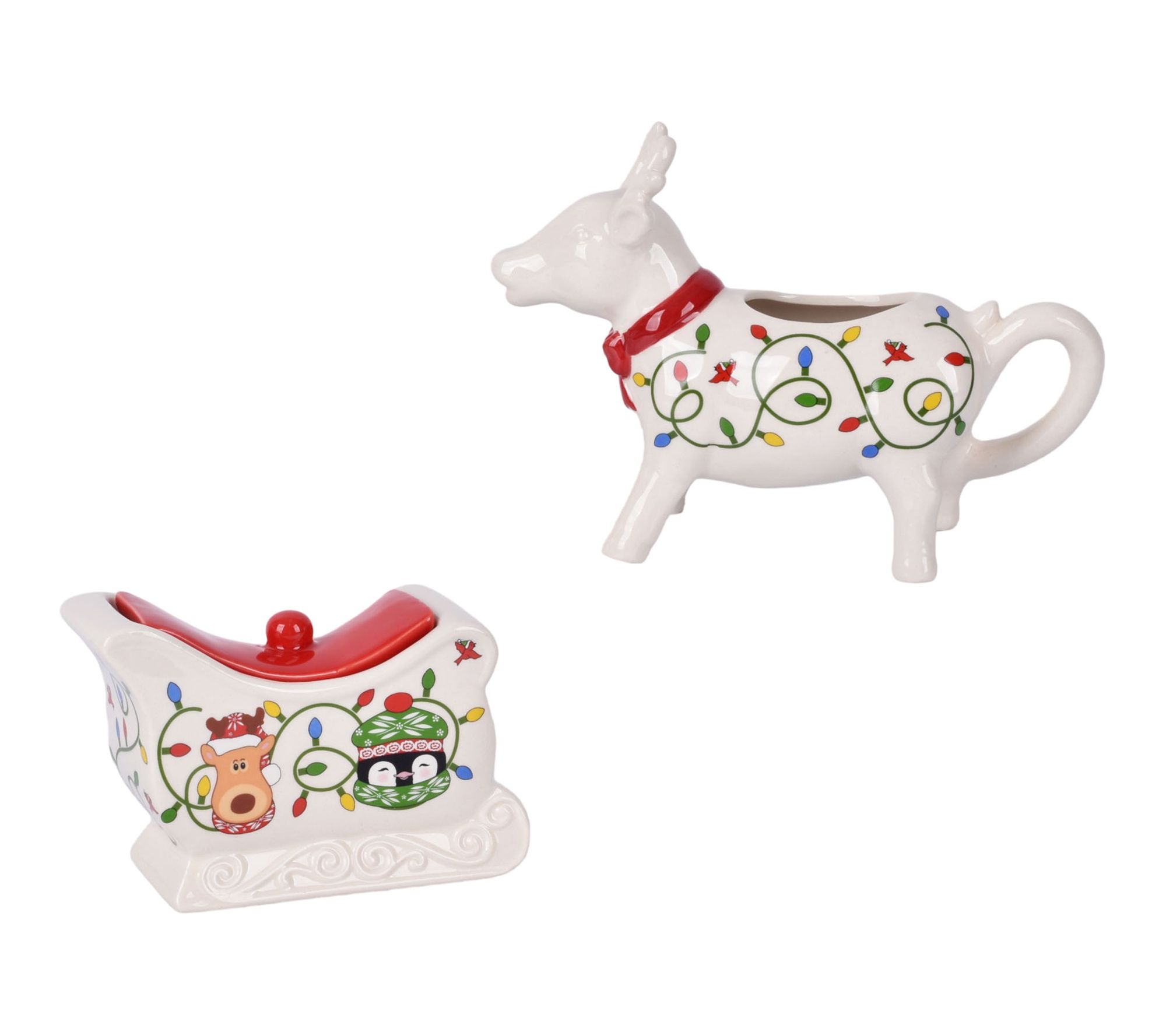 Temp-tations Seasonal Figural Creamer and Sugar Set