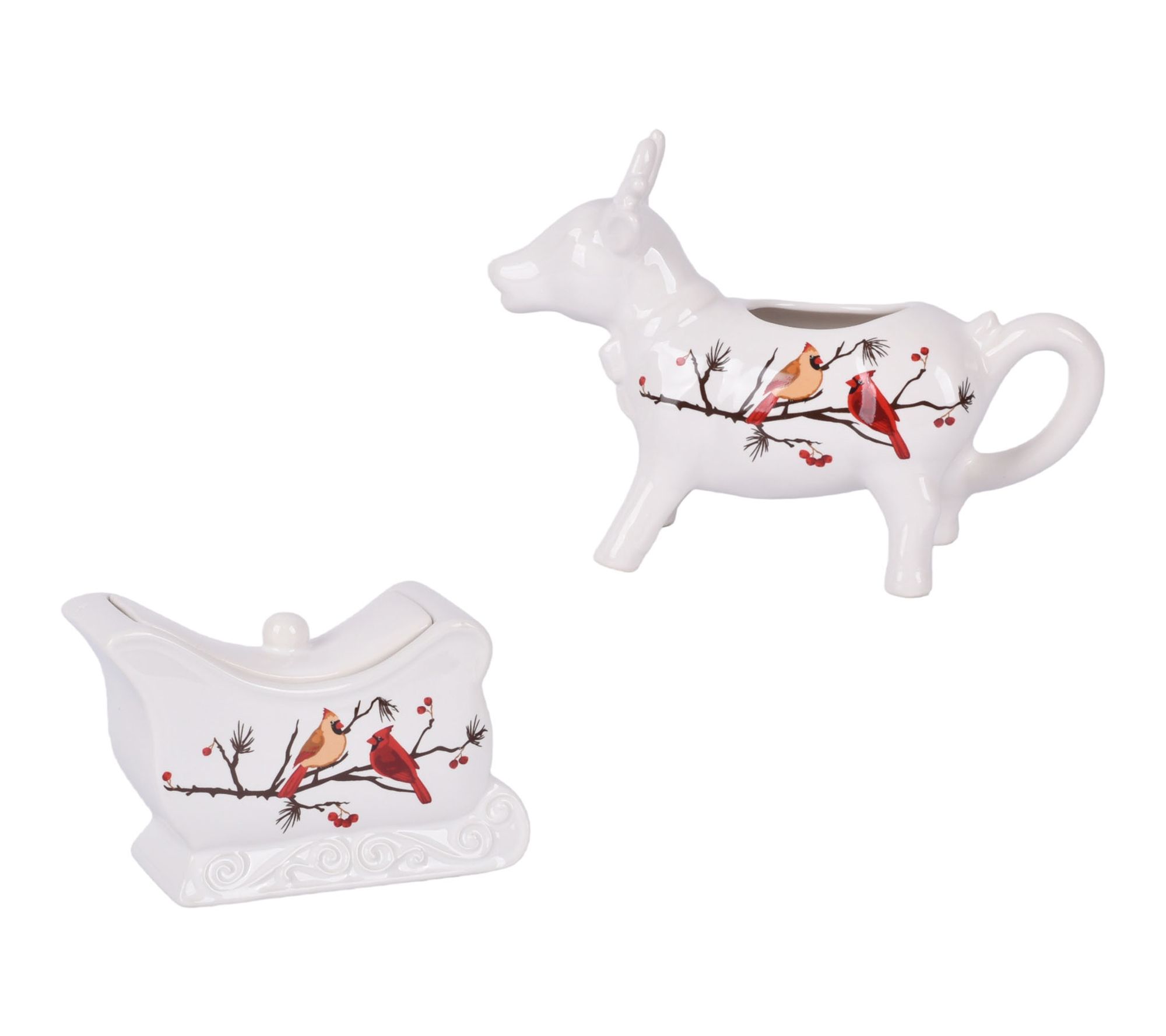 Temp-tations Seasonal Figural Creamer and Sugar Set