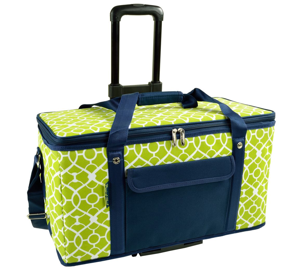 Picnic at Ascot 36-qt Foldable Cooler with Wheels, Trellis