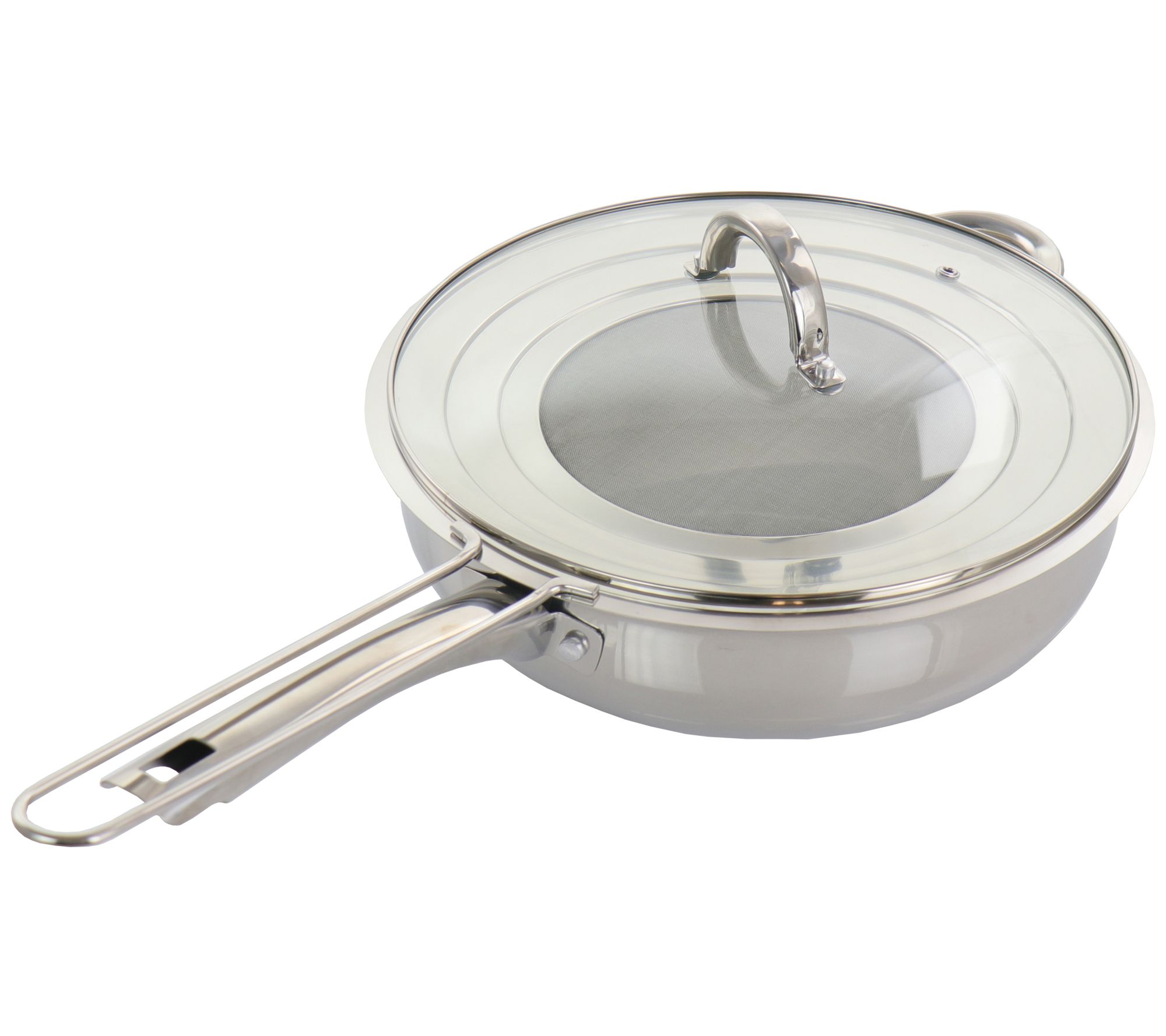 Voyage Tri-Ply Chef's Pan with Insulated Lid