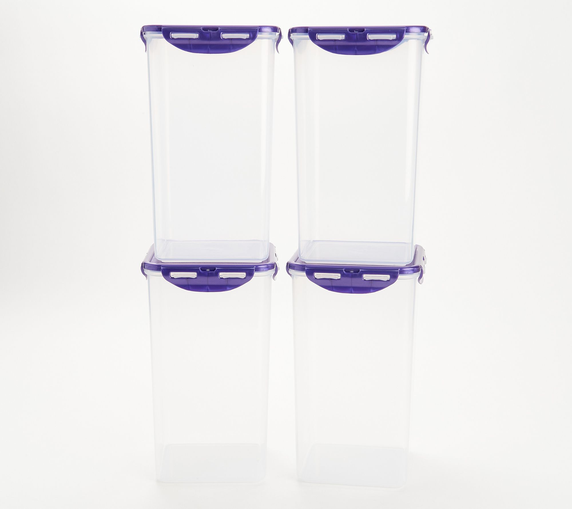 LocknLock 4 piece Tall Canister Storage Set