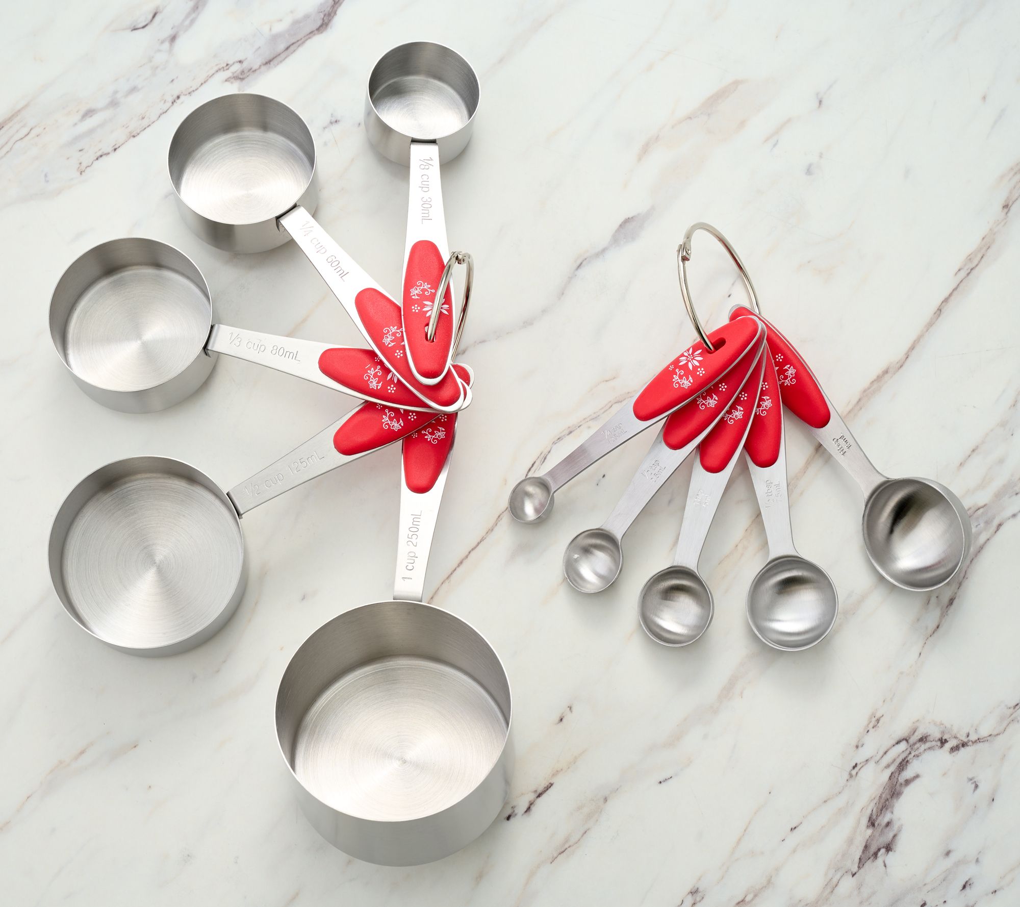 KitchenAid Universal Measuring Spoon Set - Red - 5 Pieces