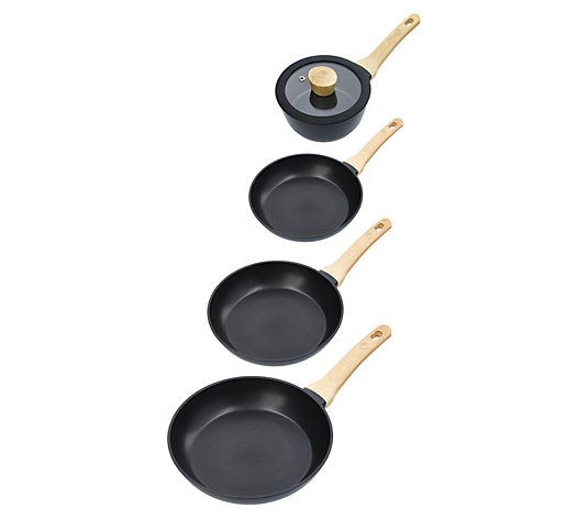 Masterchef 4-Piece Fry Pan & Sauce Pan Set 