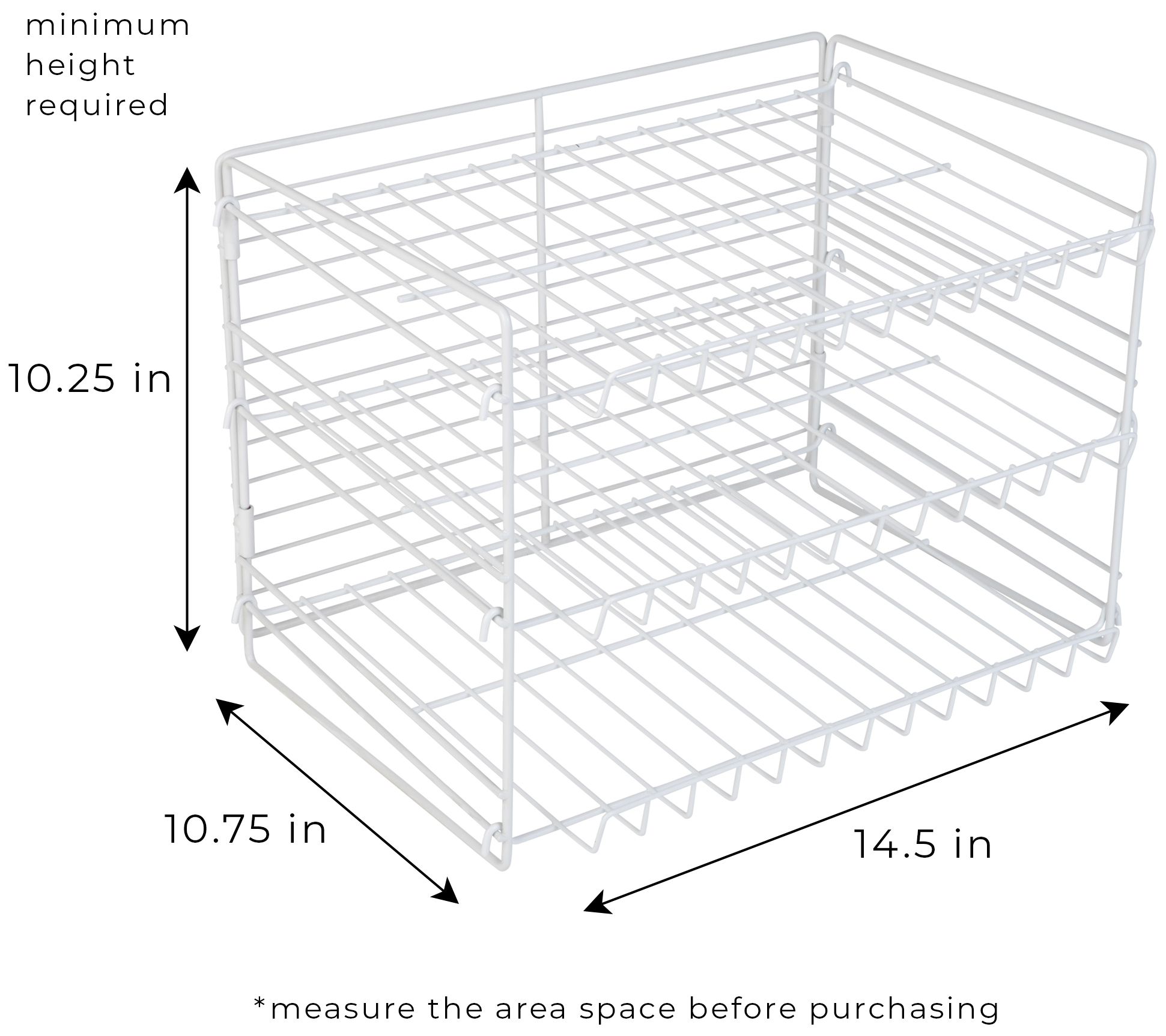 Hastings Home Cabinet Organizers 10.25-in W x 9-in H 5-Tier