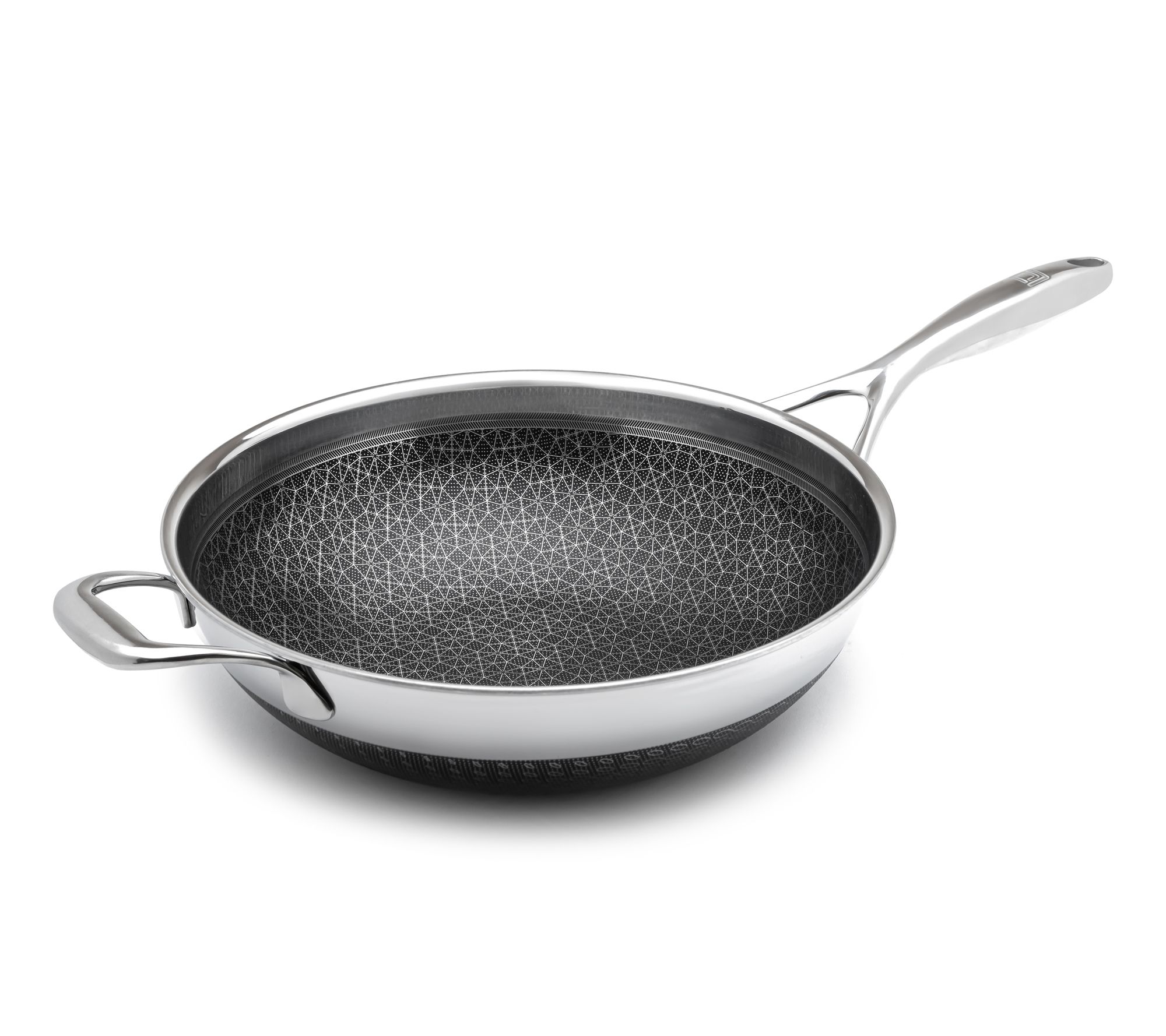 Livwell DiamondClad 12" Stainless Steel Nonstick Wok Pan