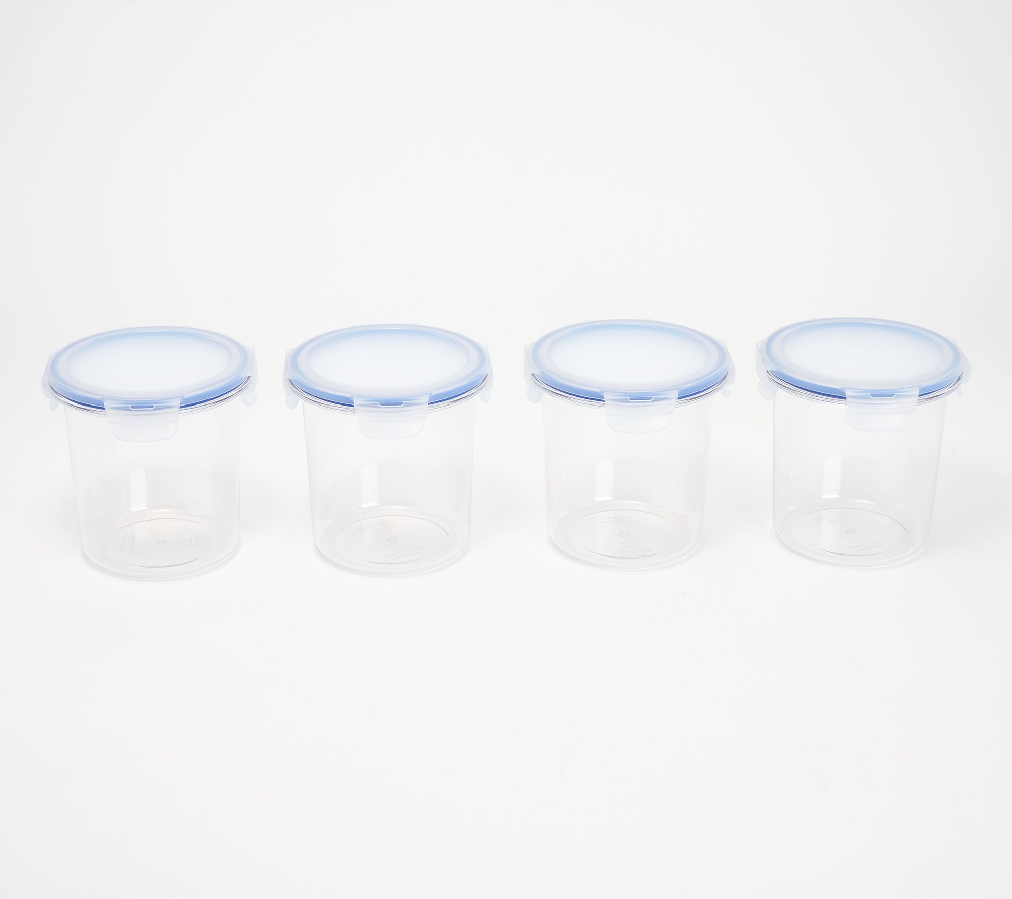  LocknLock Set of (4) 3-Cup Tritan Canisters