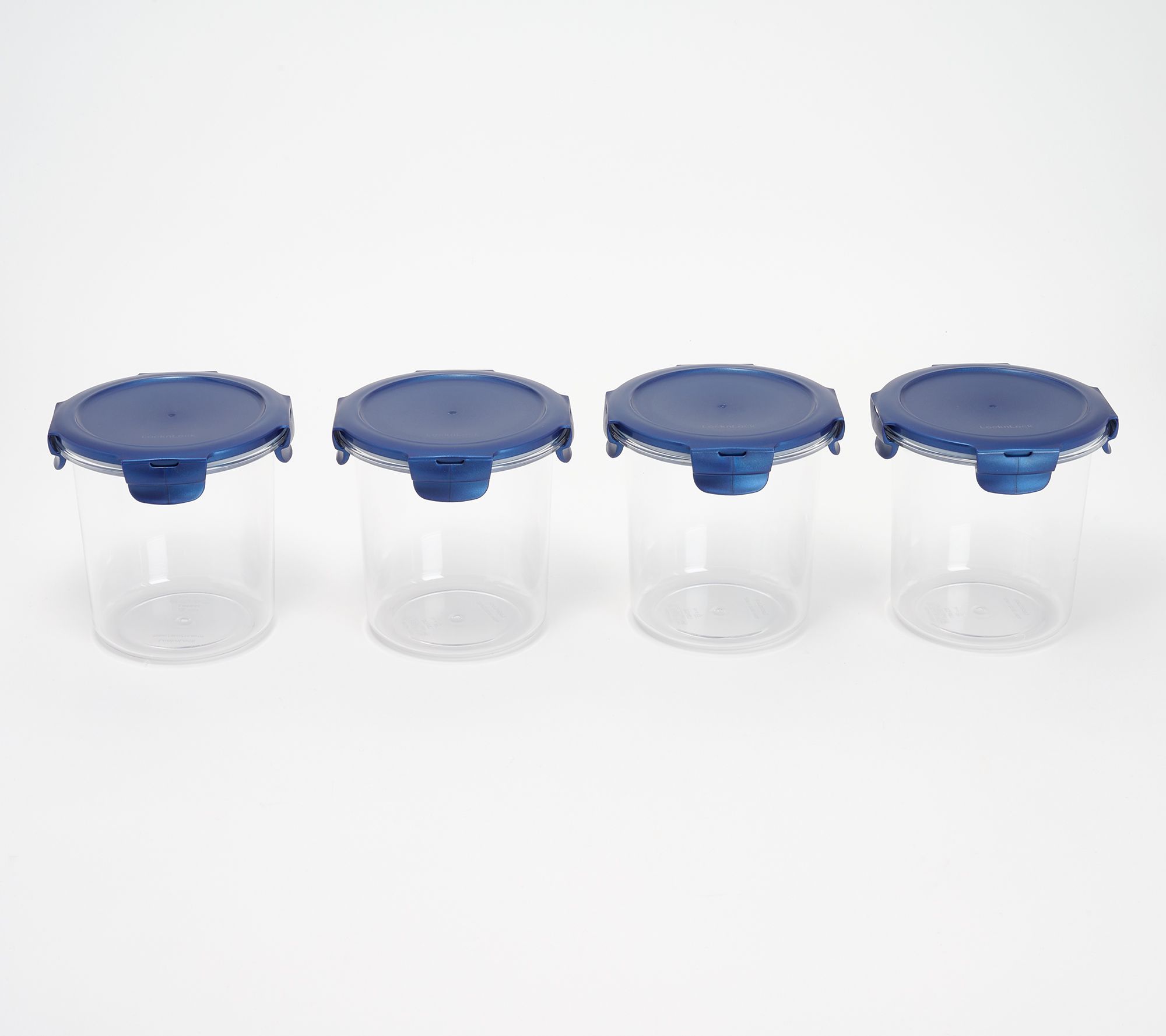 LocknLock Set of (4) 3-Cup Tritan Canisters